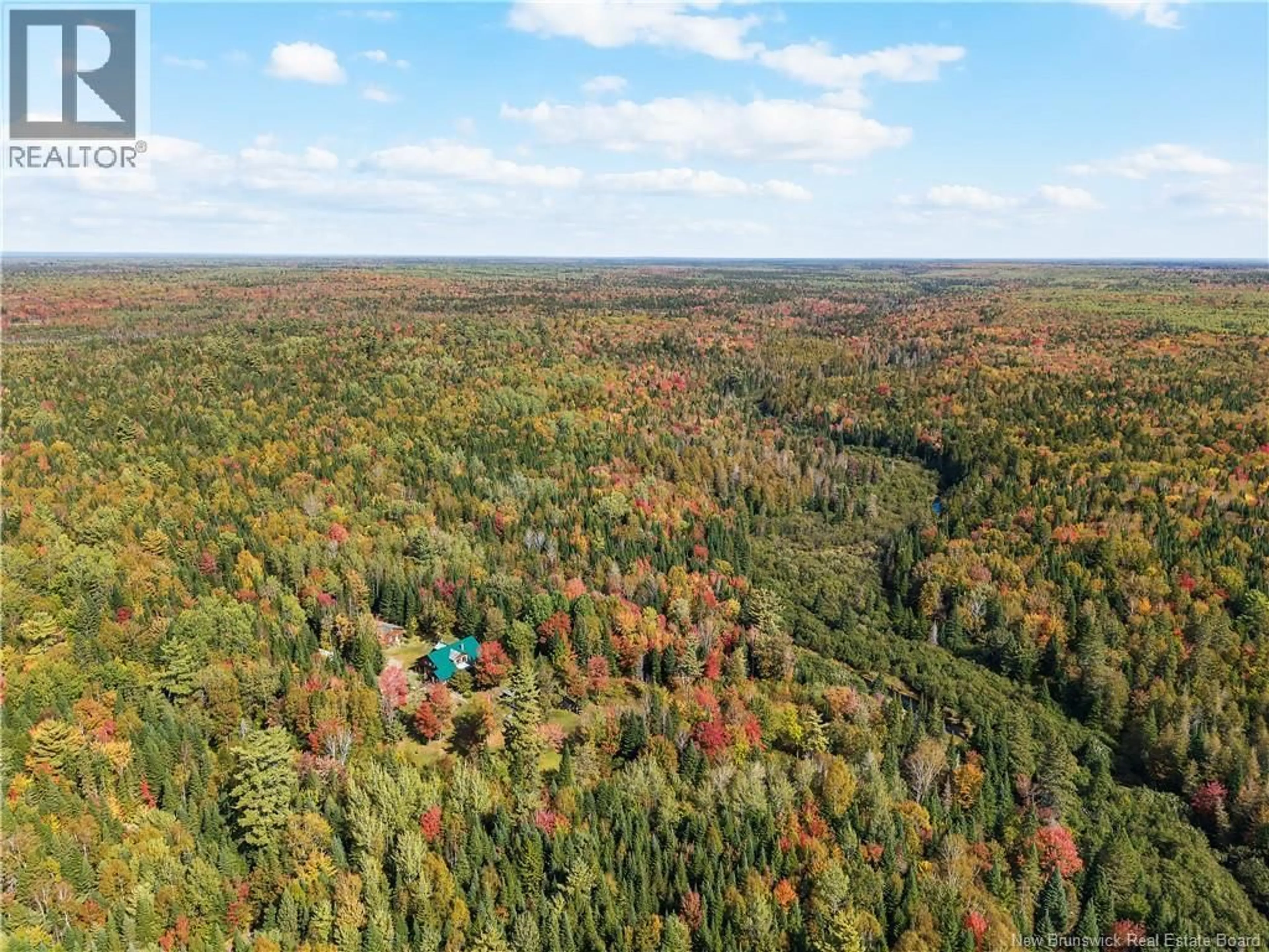 A pic from outside/outdoor area/front of a property/back of a property/a pic from drone, forest/trees view for 58 BUBA'S LANE, Cains River New Brunswick E9B0A2