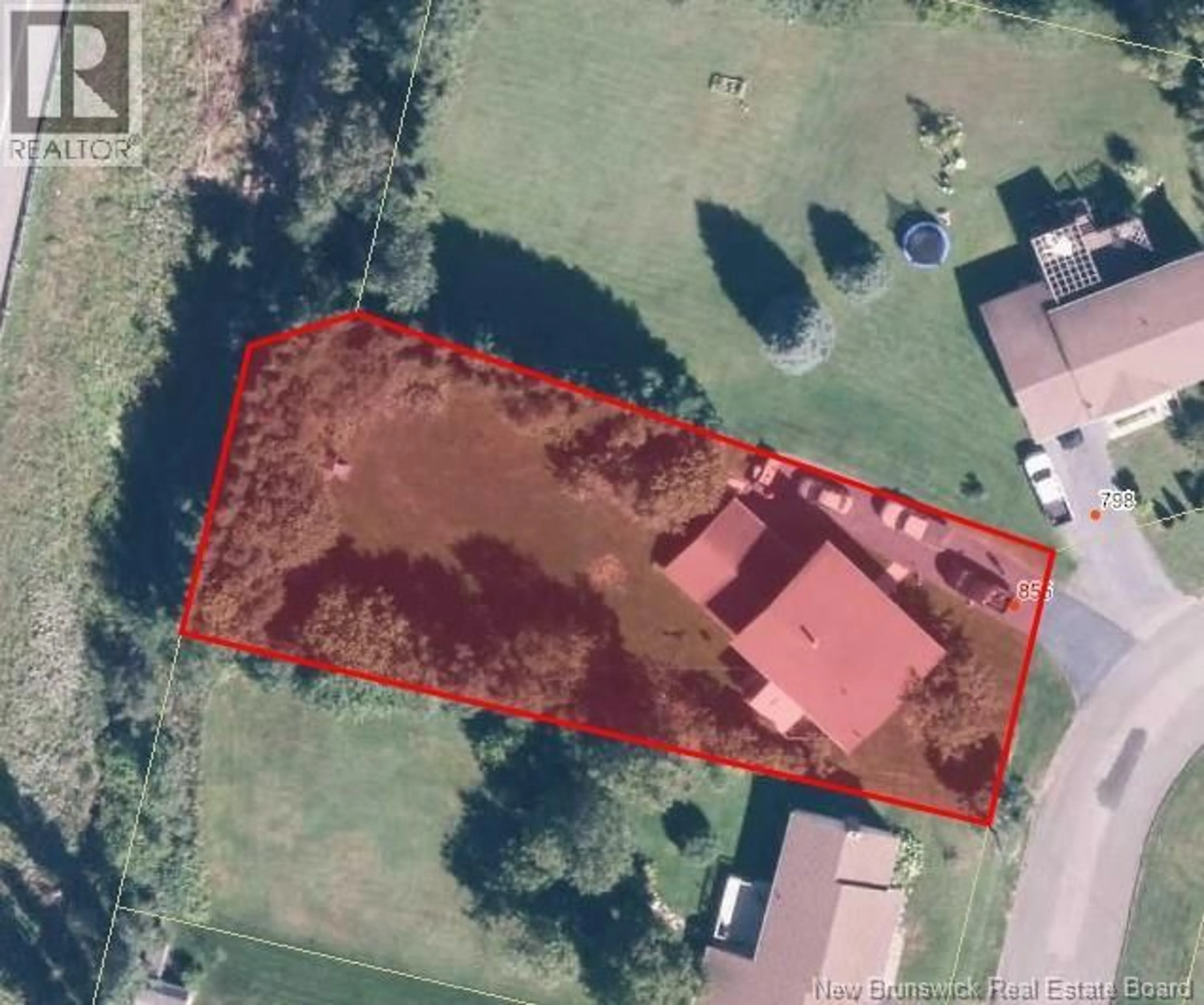 A pic from outside/outdoor area/front of a property/back of a property/a pic from drone, building for 855 WALKER STREET, Grand Falls New Brunswick E3Z1A4