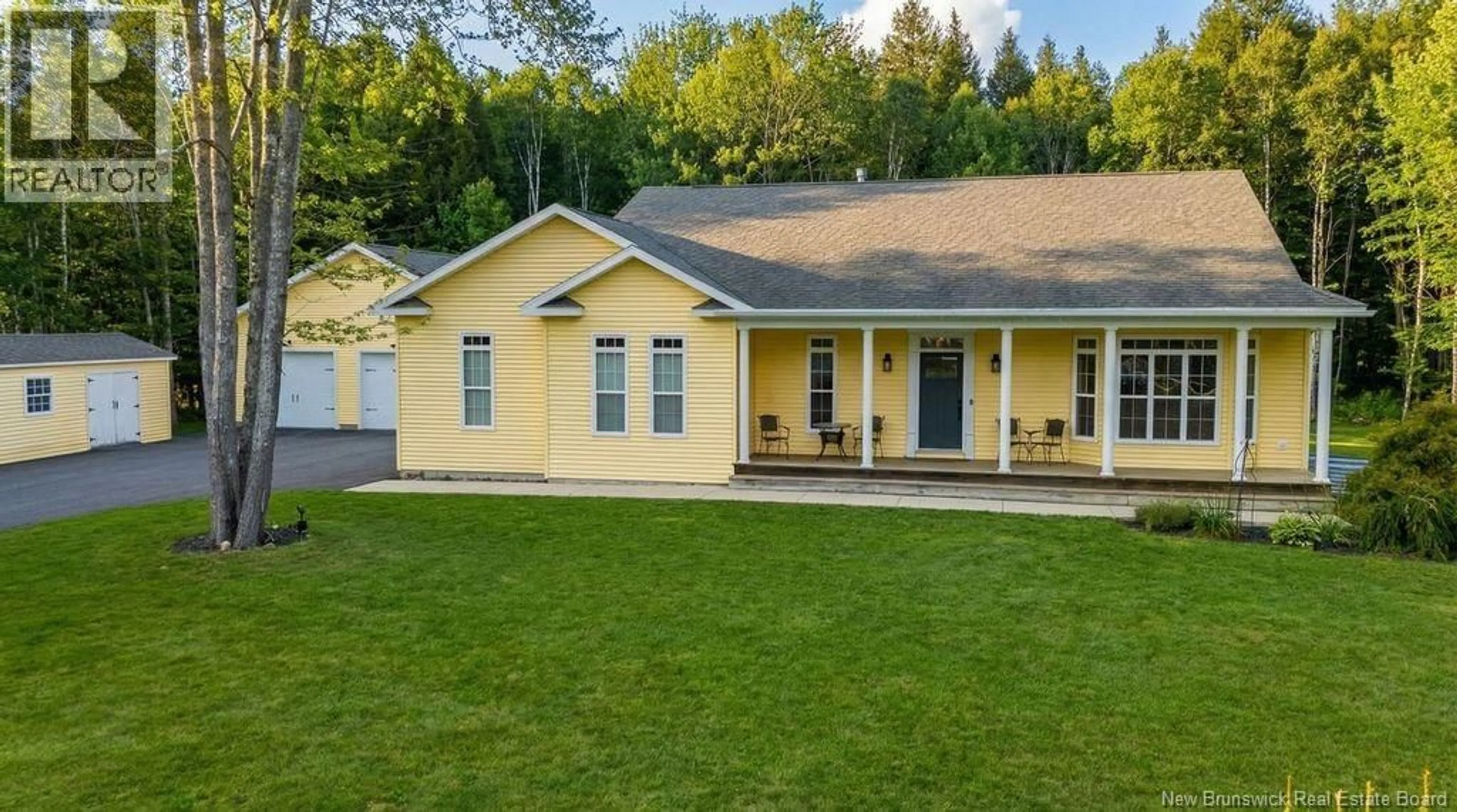 Home with vinyl exterior material, street for 144 COUNTRY WOOD LANE, Richibucto Road New Brunswick E3A0Y6