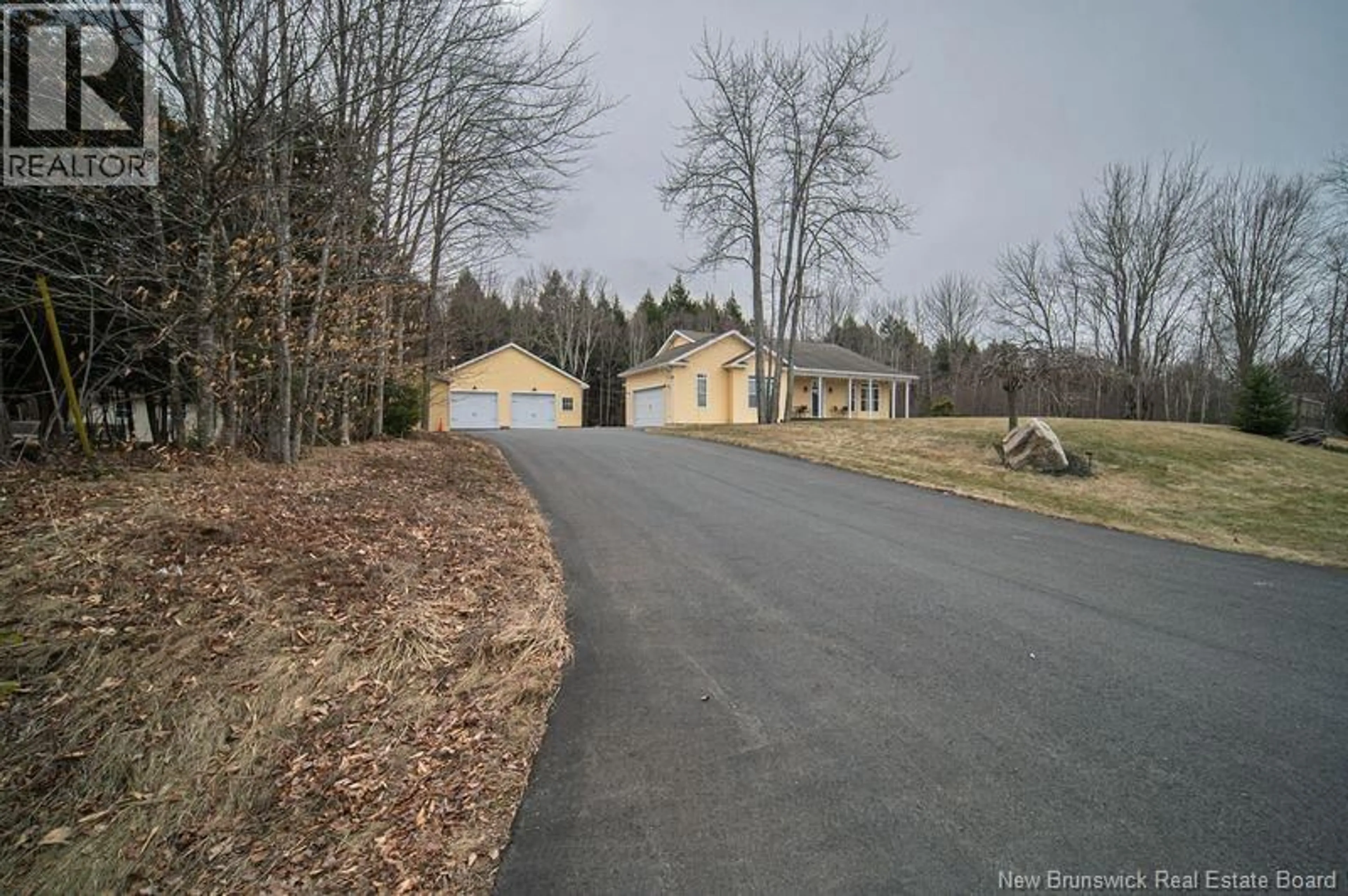 A pic from outside/outdoor area/front of a property/back of a property/a pic from drone, street for 144 COUNTRY WOOD LANE, Richibucto Road New Brunswick E3A0Y6