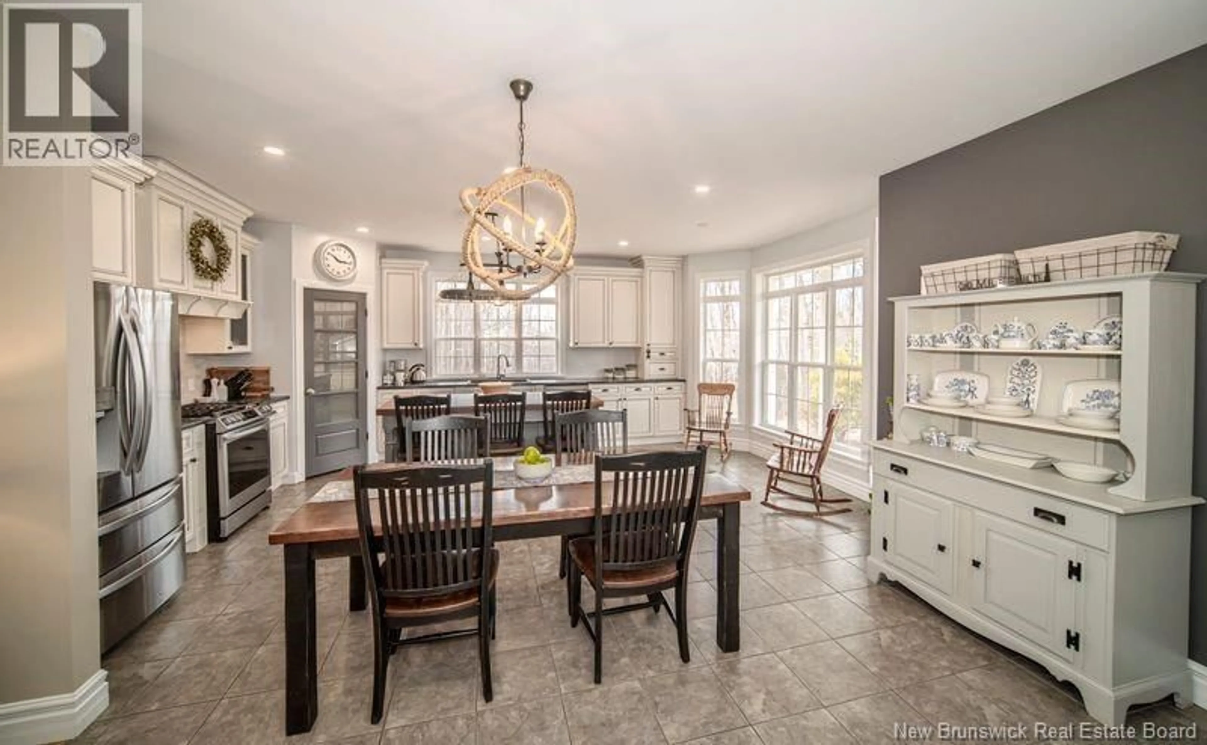 Open concept kitchen, ceramic/tile floor for 144 COUNTRY WOOD LANE, Richibucto Road New Brunswick E3A0Y6