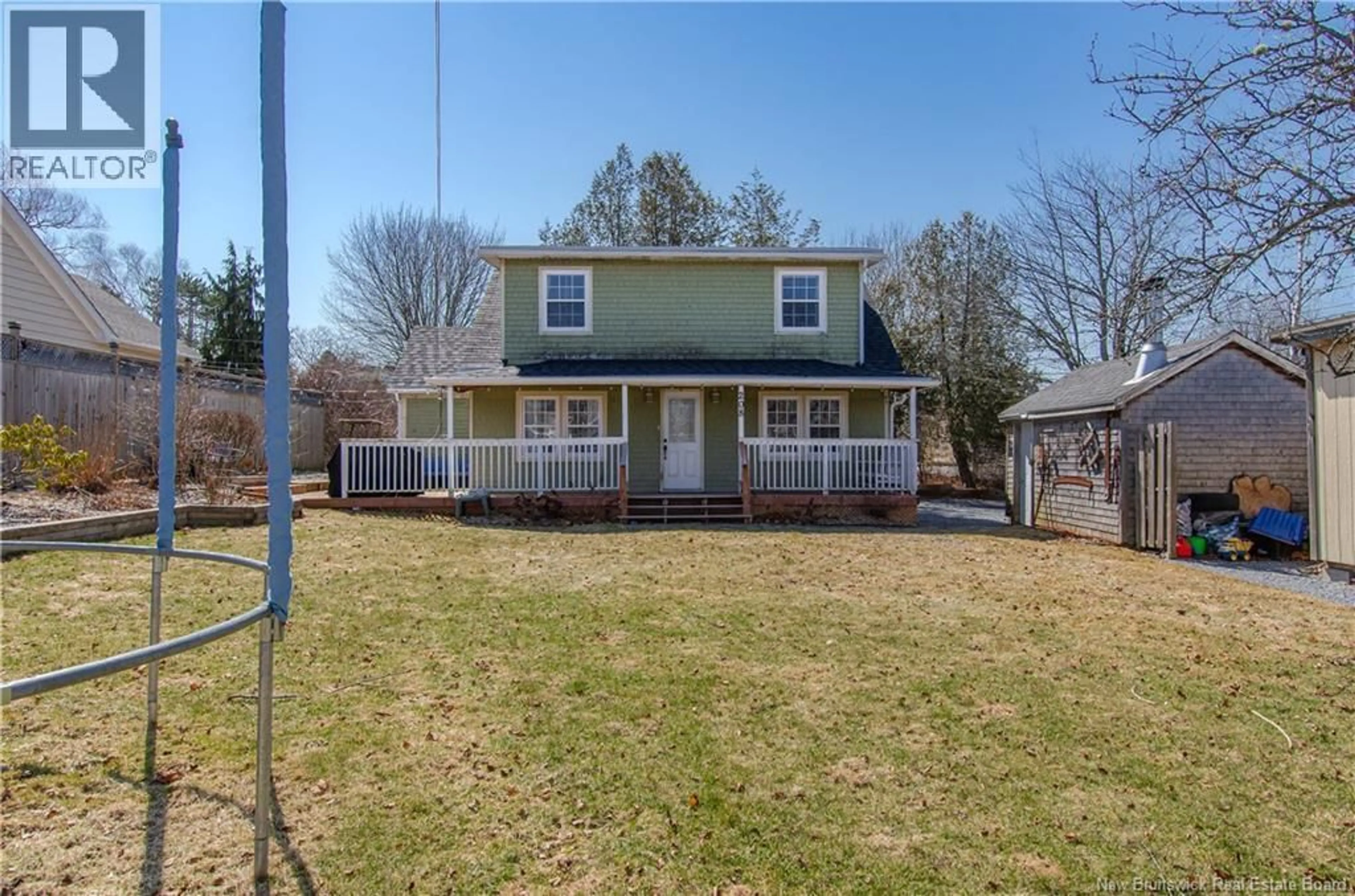 A pic from outside/outdoor area/front of a property/back of a property/a pic from drone, street for 208 MONTREAL AVENUE, Saint John New Brunswick E2M3K4