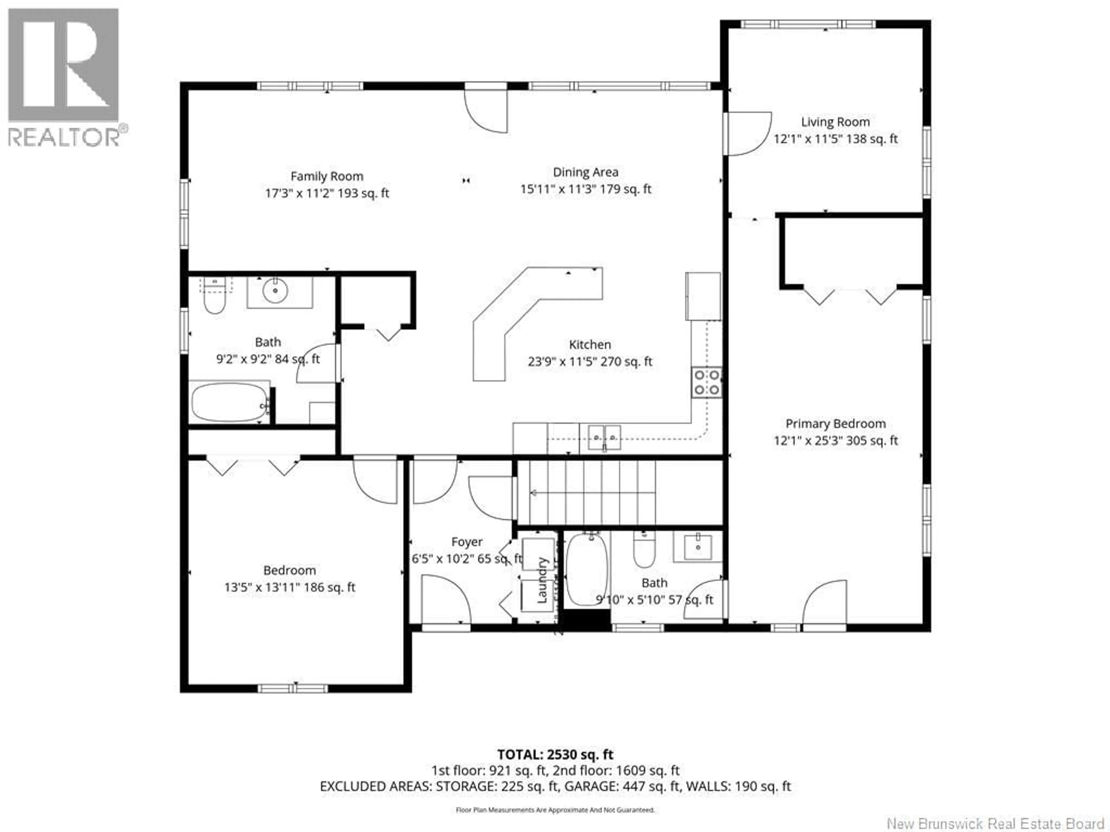 Floor plan for 40 WINTER STREET, Shediac New Brunswick E4P2Y2