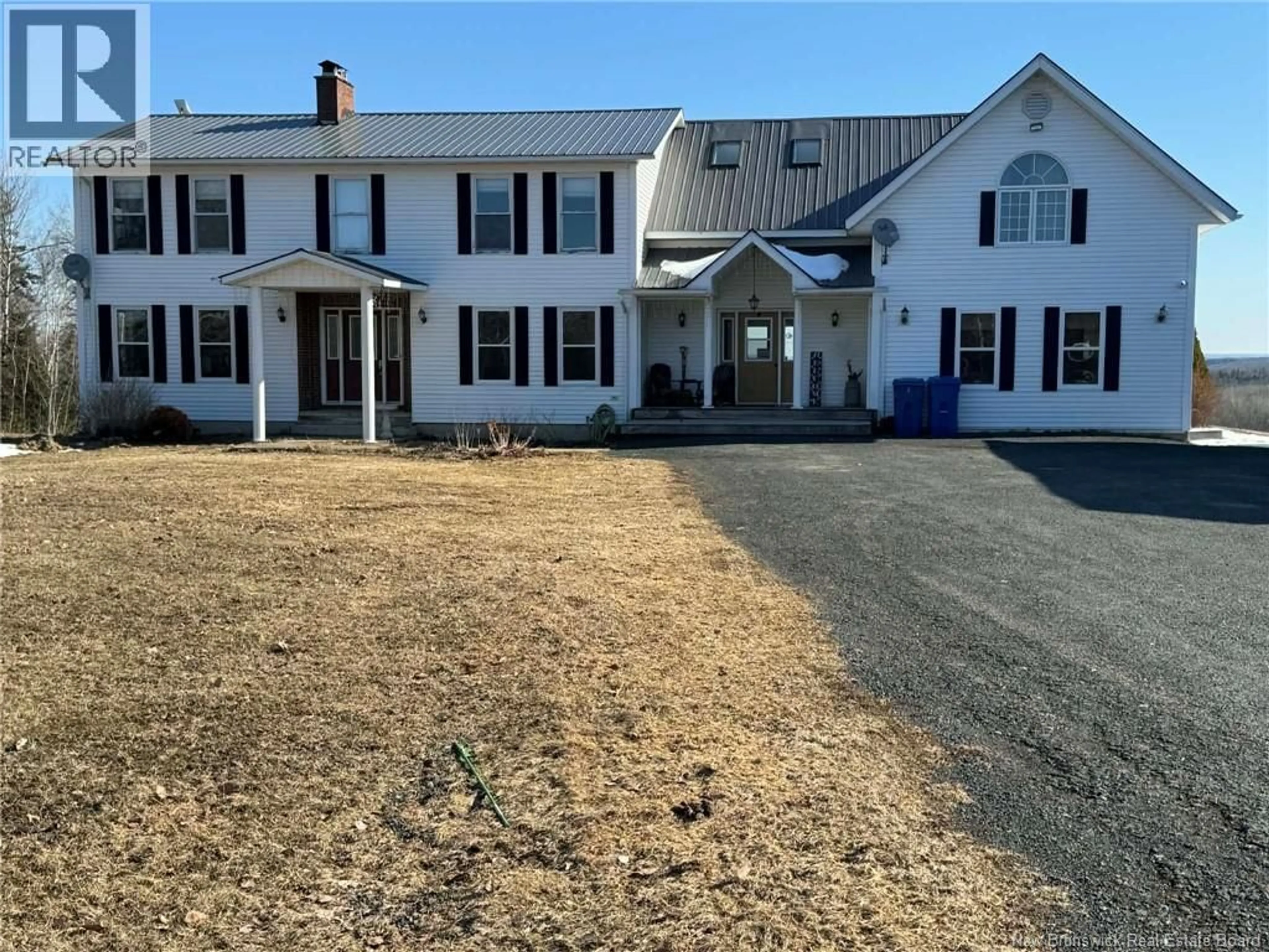 A pic from outside/outdoor area/front of a property/back of a property/a pic from drone, street for 980 HODGDON ROAD, Mapledale New Brunswick E7M4T9