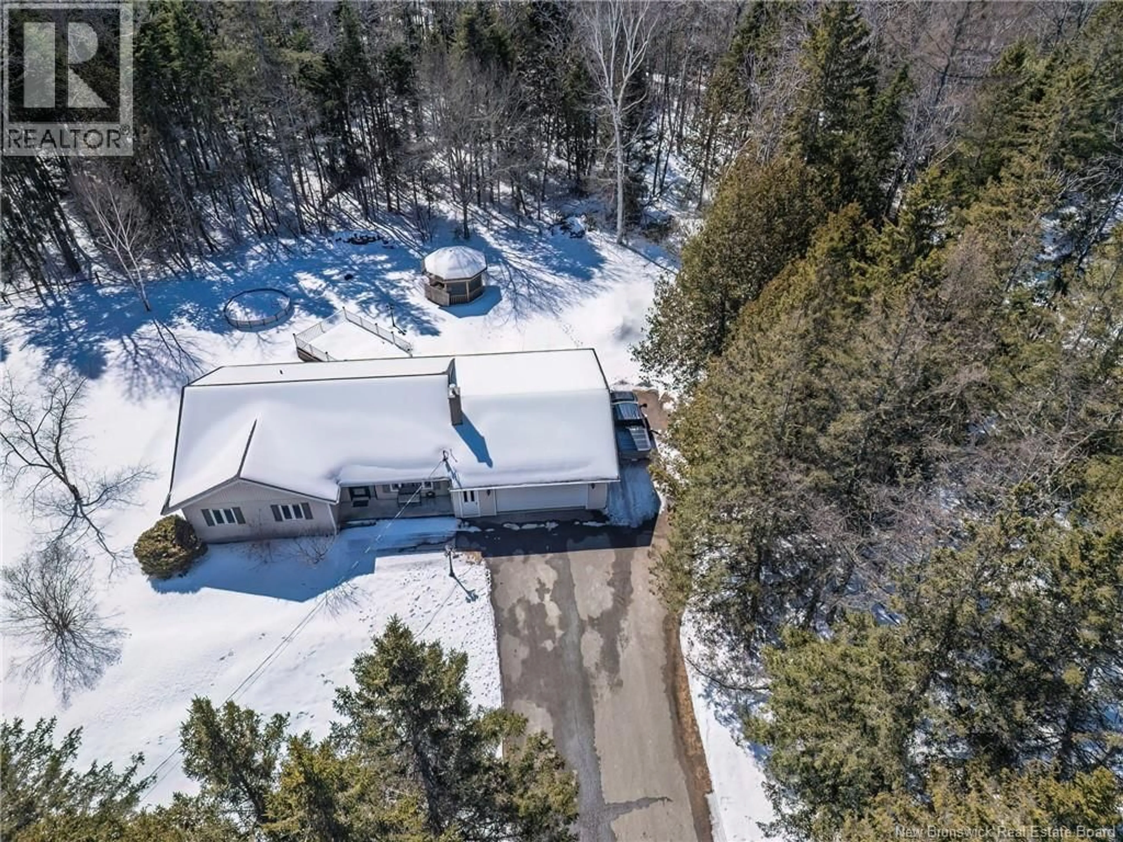 A pic from outside/outdoor area/front of a property/back of a property/a pic from drone, unknown for 250 MELANIE STREET, Grand Falls New Brunswick E3Y3T5