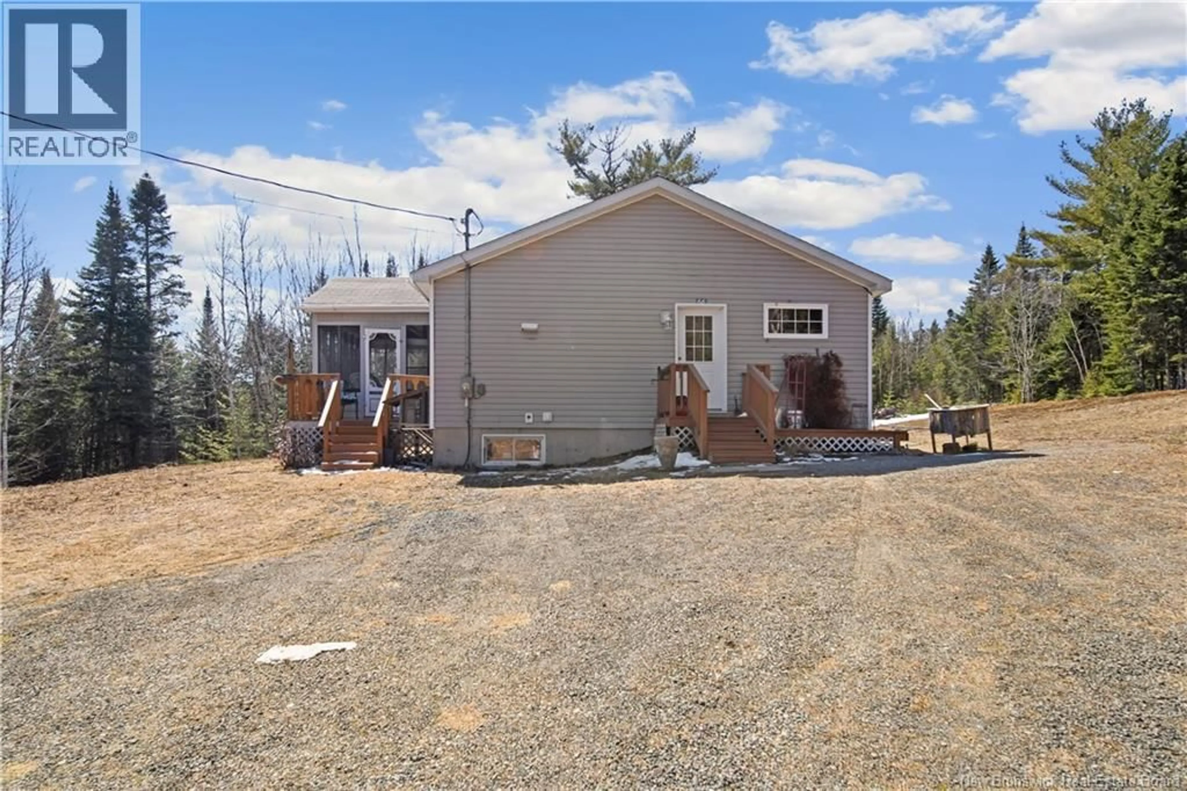 A pic from outside/outdoor area/front of a property/back of a property/a pic from drone, unknown for 66 GEORGE WILSON ROAD, Parkindale New Brunswick E4J1C3