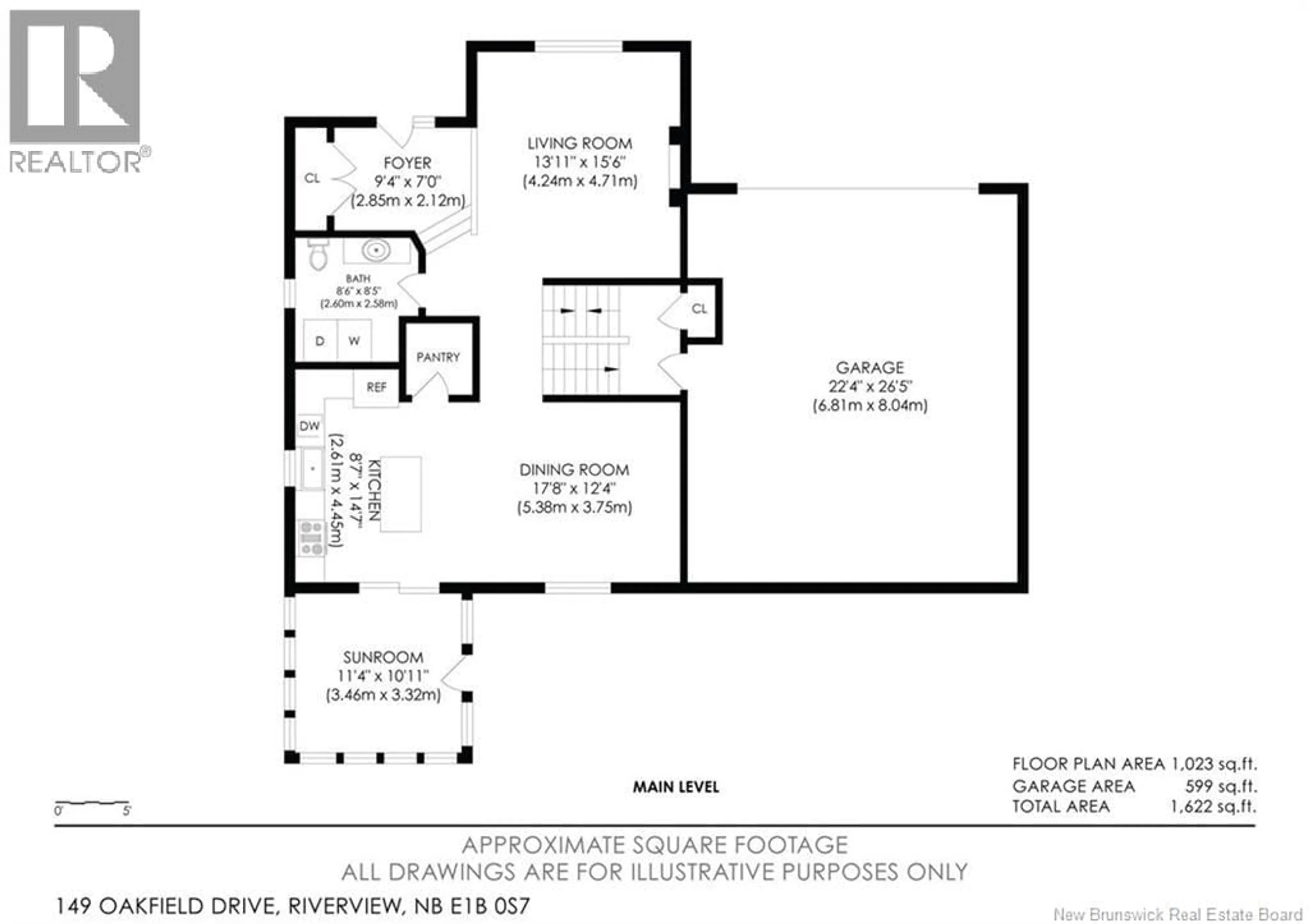 Floor plan for 149 OAKFIELD DRIVE, Riverview New Brunswick E1B0S7
