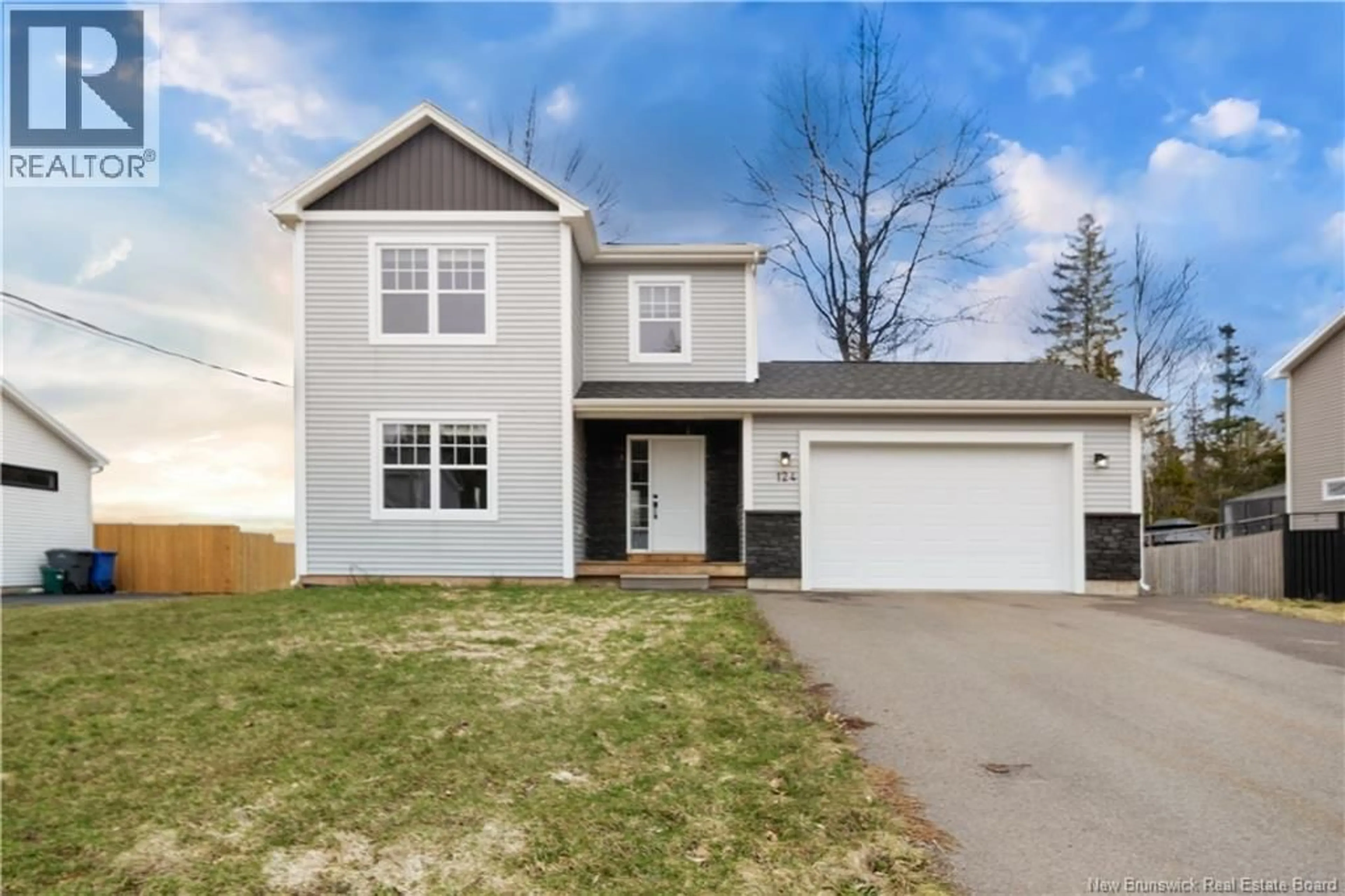 Home with vinyl exterior material, street for 124 DES ELEVES, Dieppe New Brunswick E1A4V6