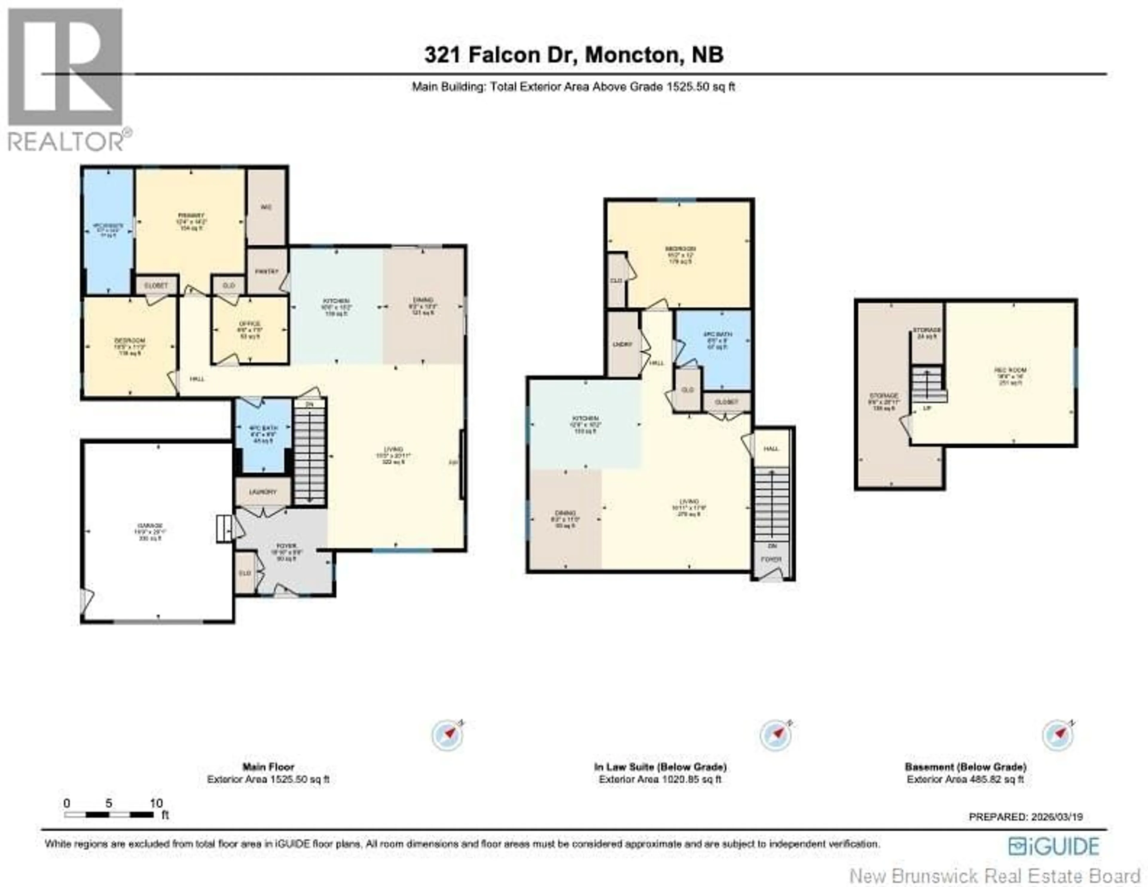 Floor plan for 321 FALCON DRIVE, Moncton New Brunswick E1G6J6