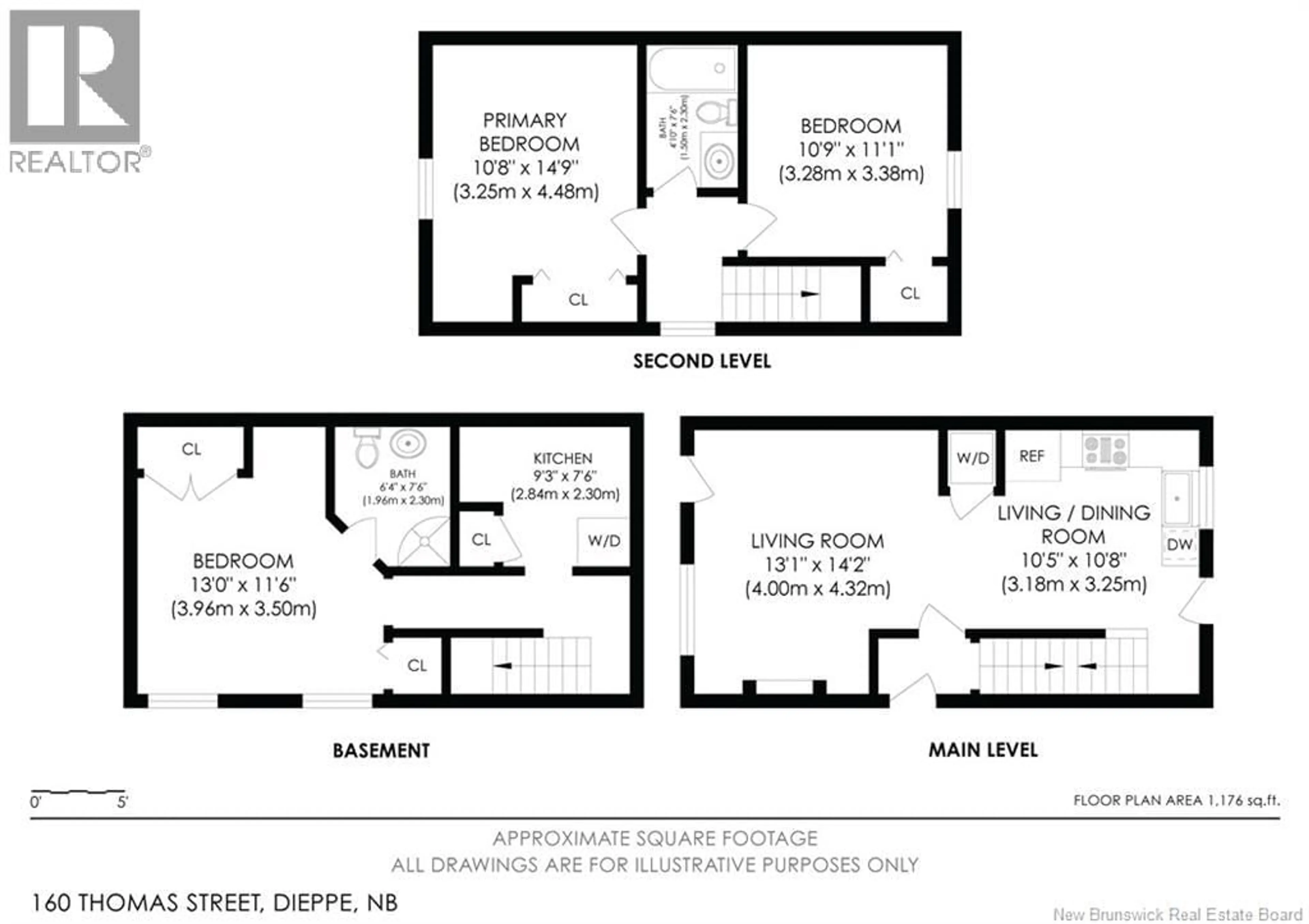 Floor plan for 160 THOMAS STREET, Dieppe New Brunswick E1A6B9