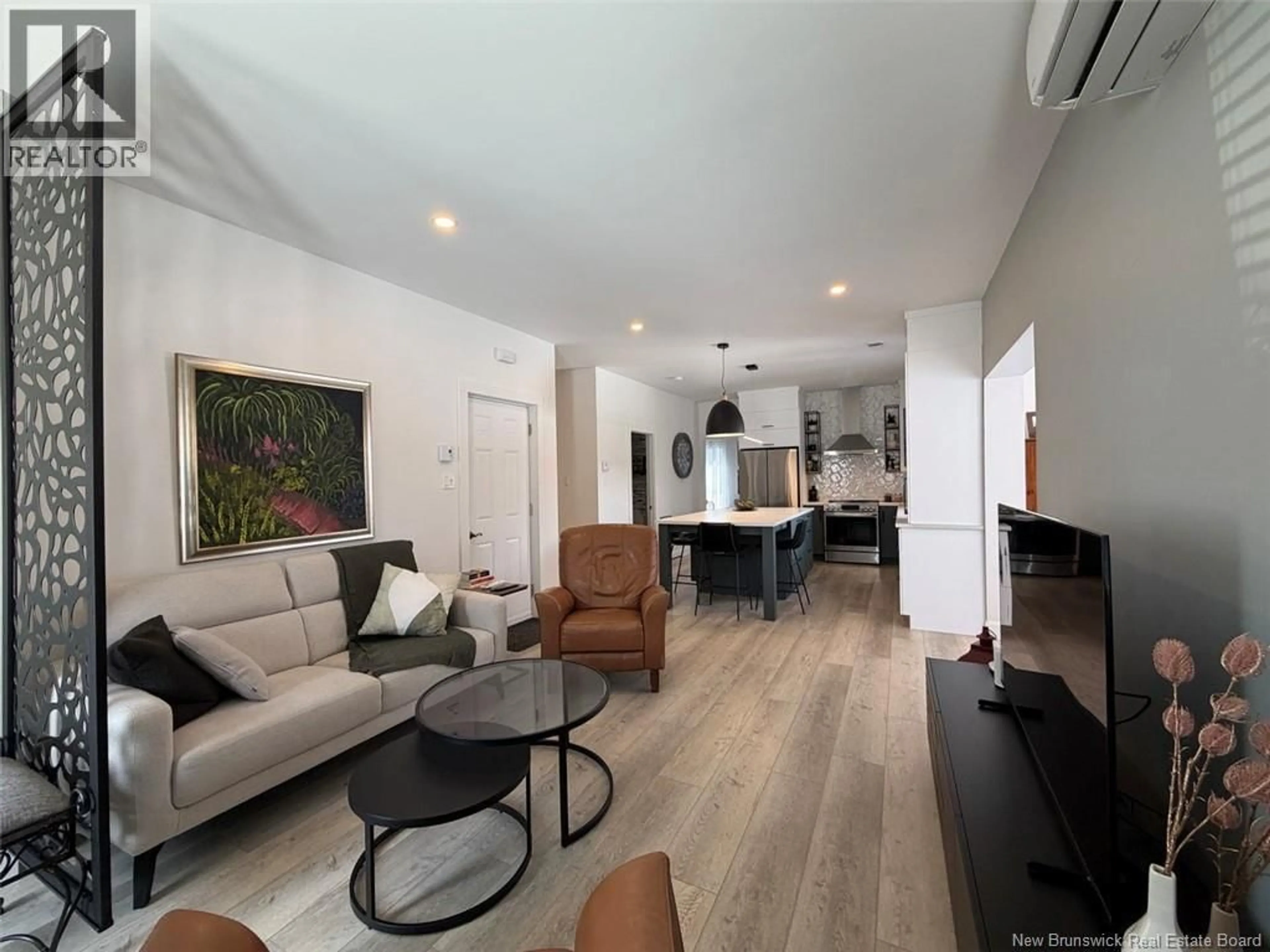 Living room with furniture, unknown for 8 LOUISE STREET, Edmundston New Brunswick E3V0C3