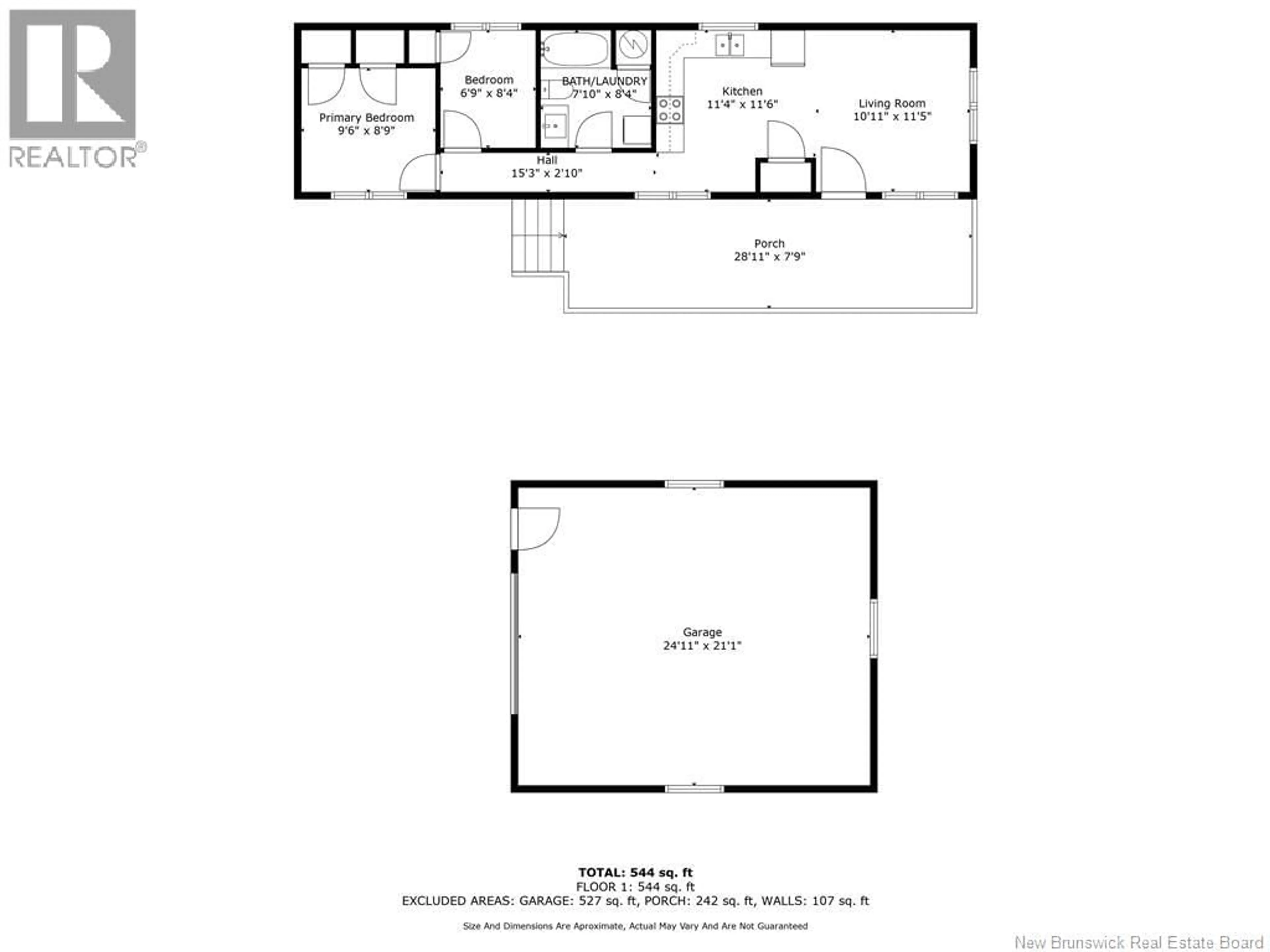 Floor plan for 107 BREAU CREEK, Memramcook New Brunswick E4K2K1