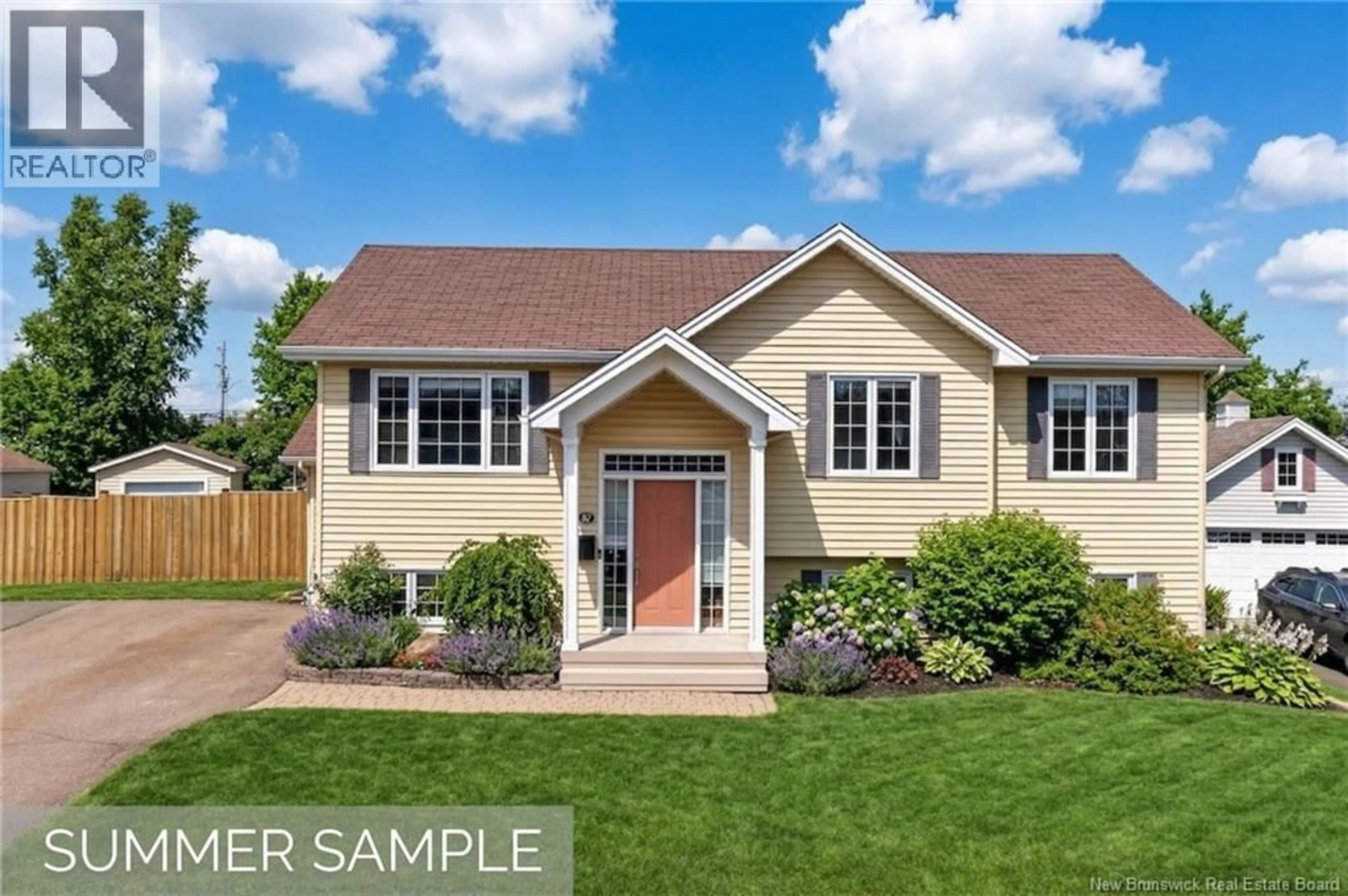 Home with vinyl exterior material, street for 87 FIDELE COURT, Dieppe New Brunswick E1A0C9