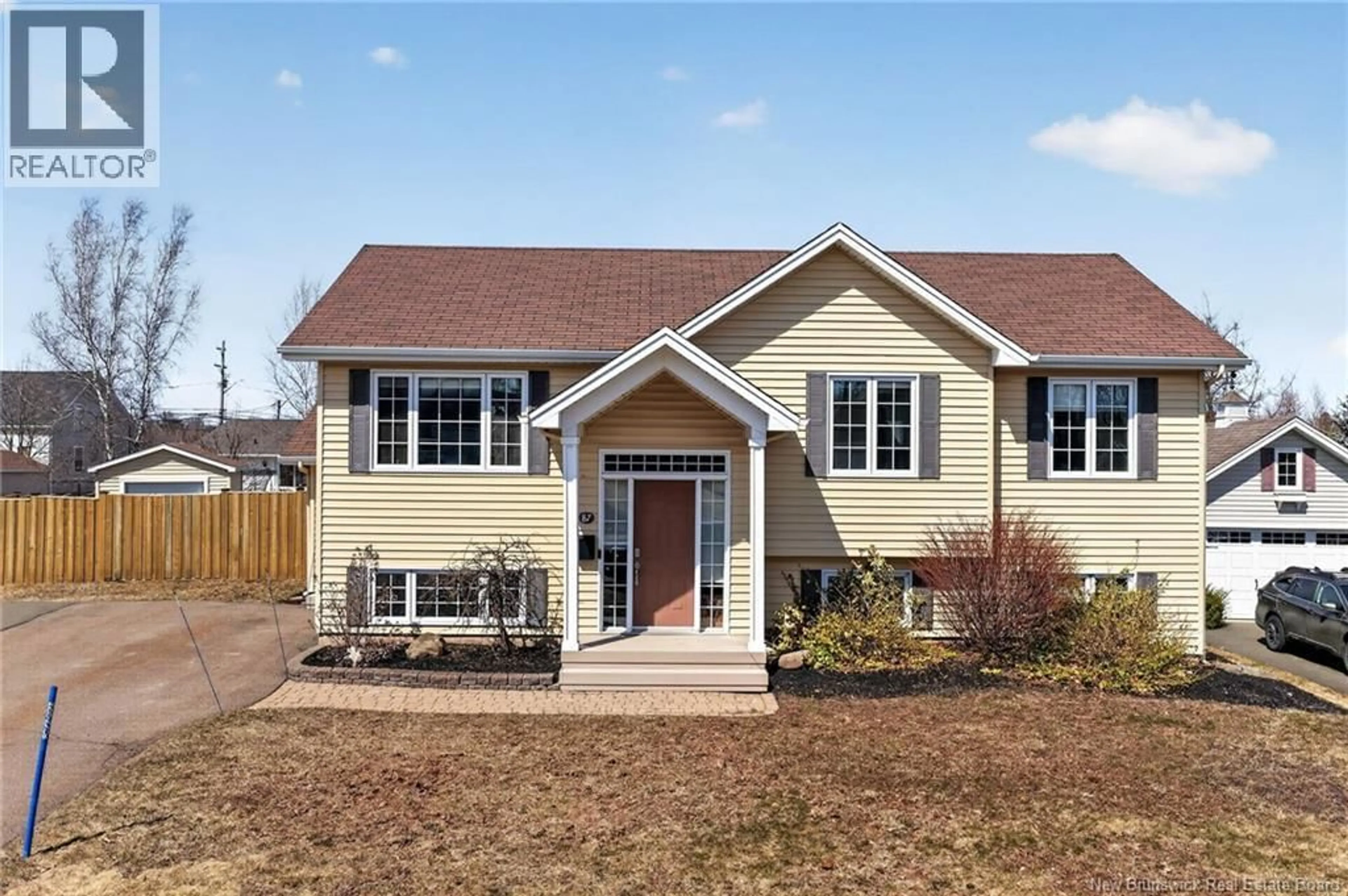 Home with vinyl exterior material, street for 87 FIDELE COURT, Dieppe New Brunswick E1A0C9