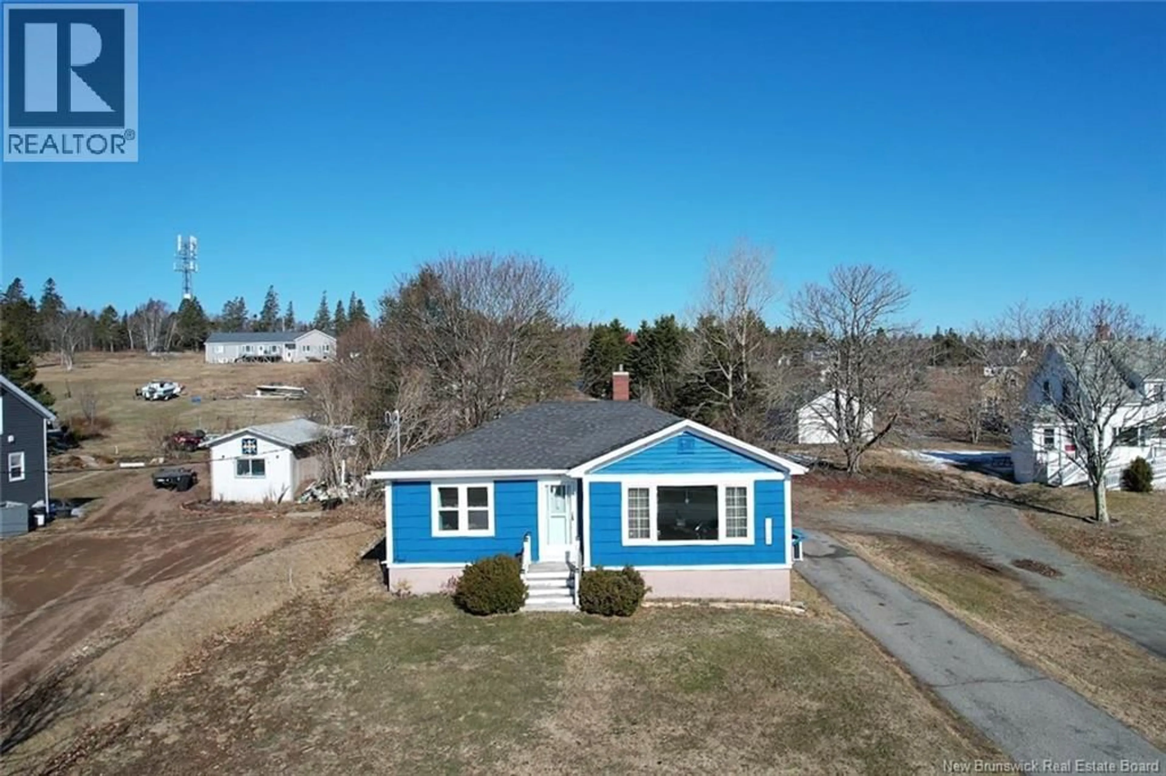 A pic from outside/outdoor area/front of a property/back of a property/a pic from drone, street for 1908 ROUTE 776, Grand Manan New Brunswick E5G3H2