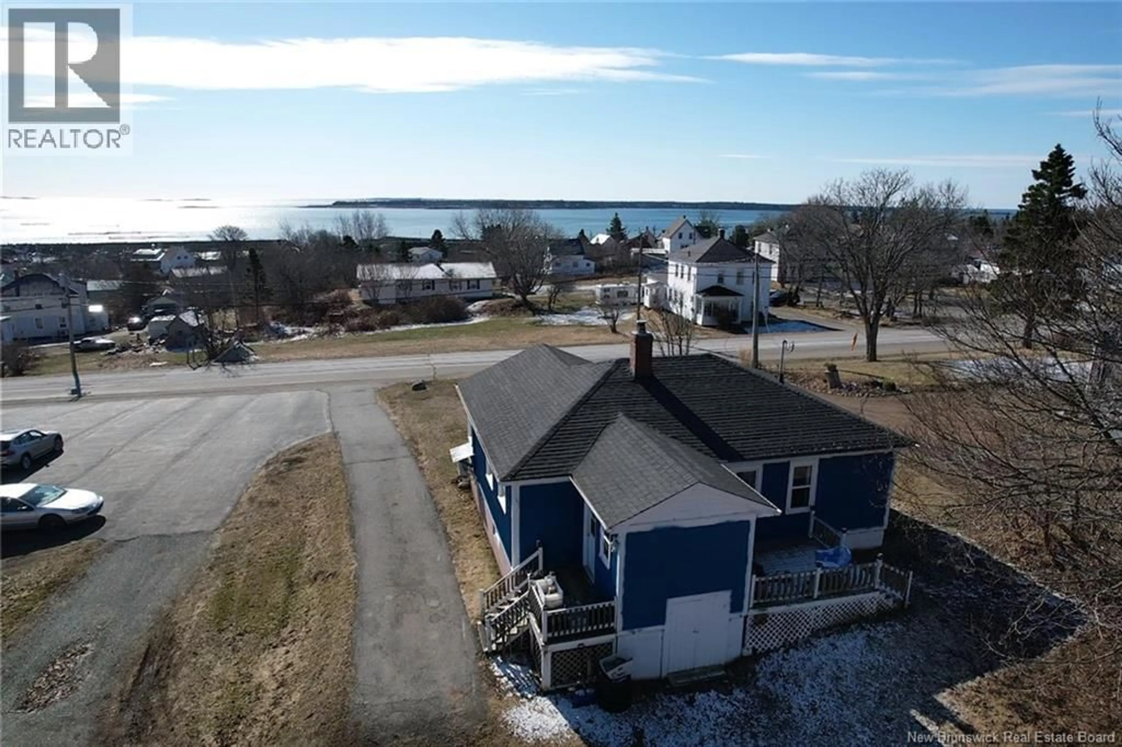 A pic from outside/outdoor area/front of a property/back of a property/a pic from drone, water/lake/river/ocean view for 1908 ROUTE 776, Grand Manan New Brunswick E5G3H2