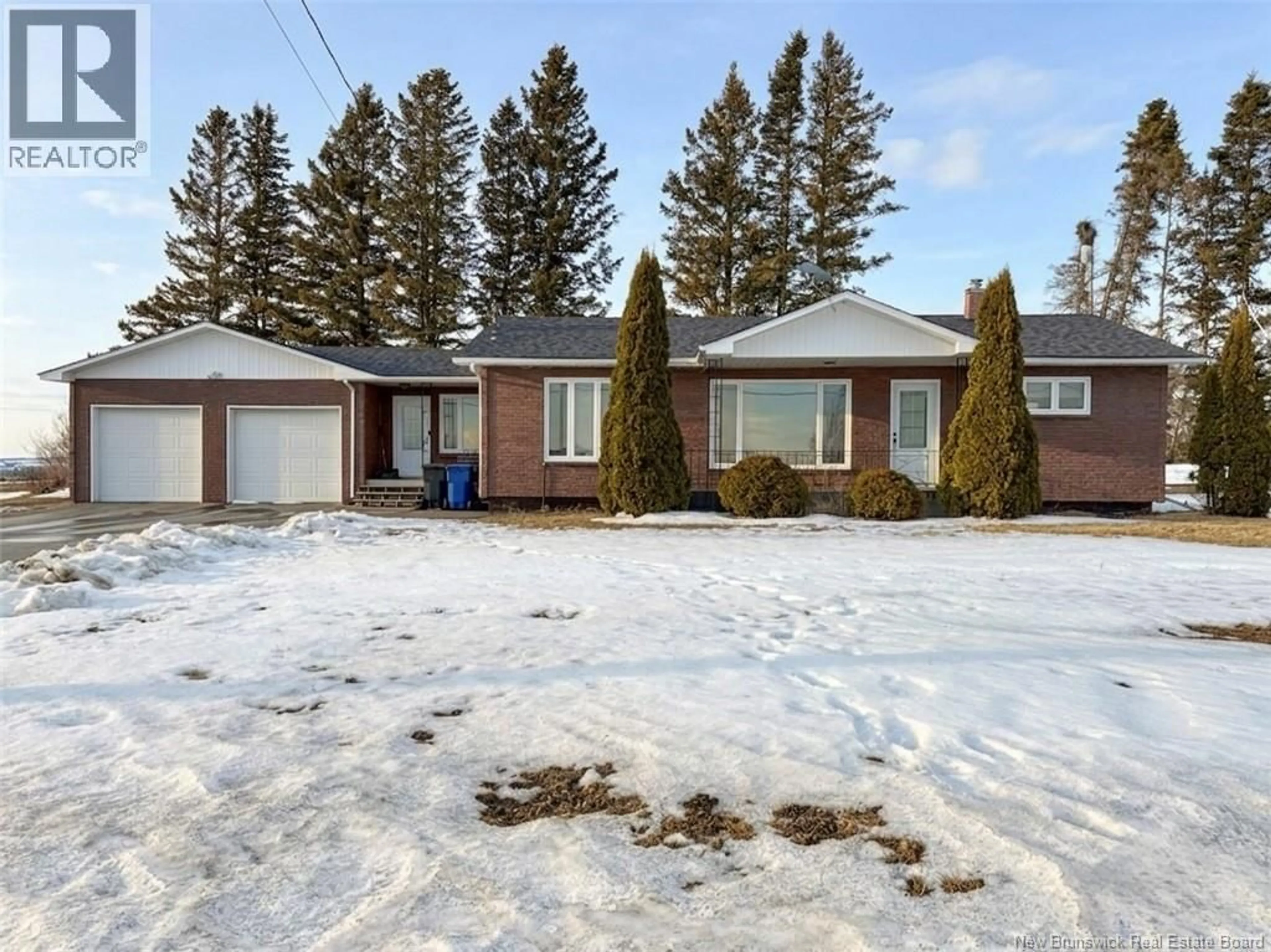 A pic from outside/outdoor area/front of a property/back of a property/a pic from drone, street for 241 MAIN NEW DENMARK ROAD, New Denmark New Brunswick E7G2B8