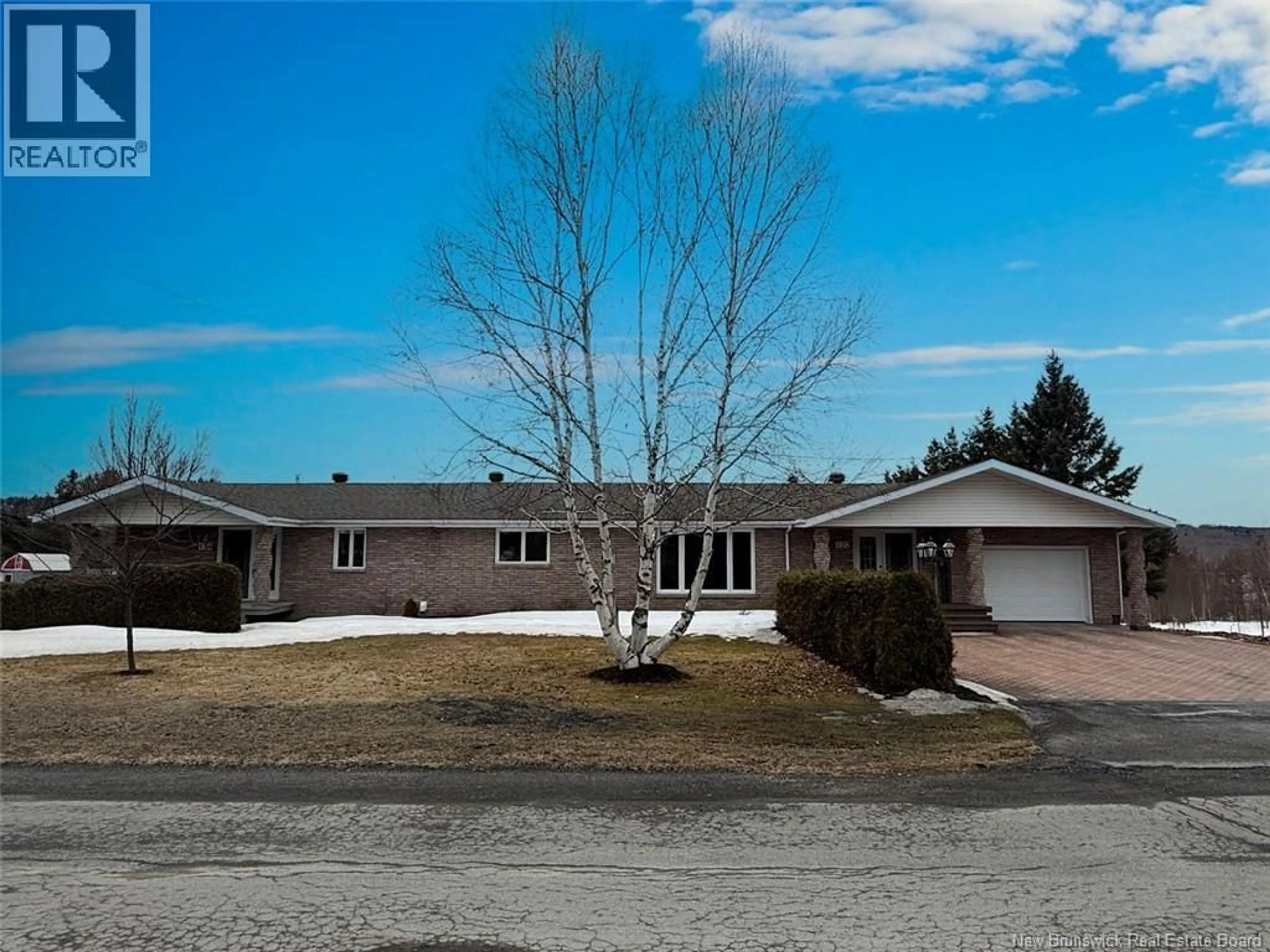 A pic from outside/outdoor area/front of a property/back of a property/a pic from drone, street for 132 RINGUETTE STREET, Saint-Basile New Brunswick E7C2G6