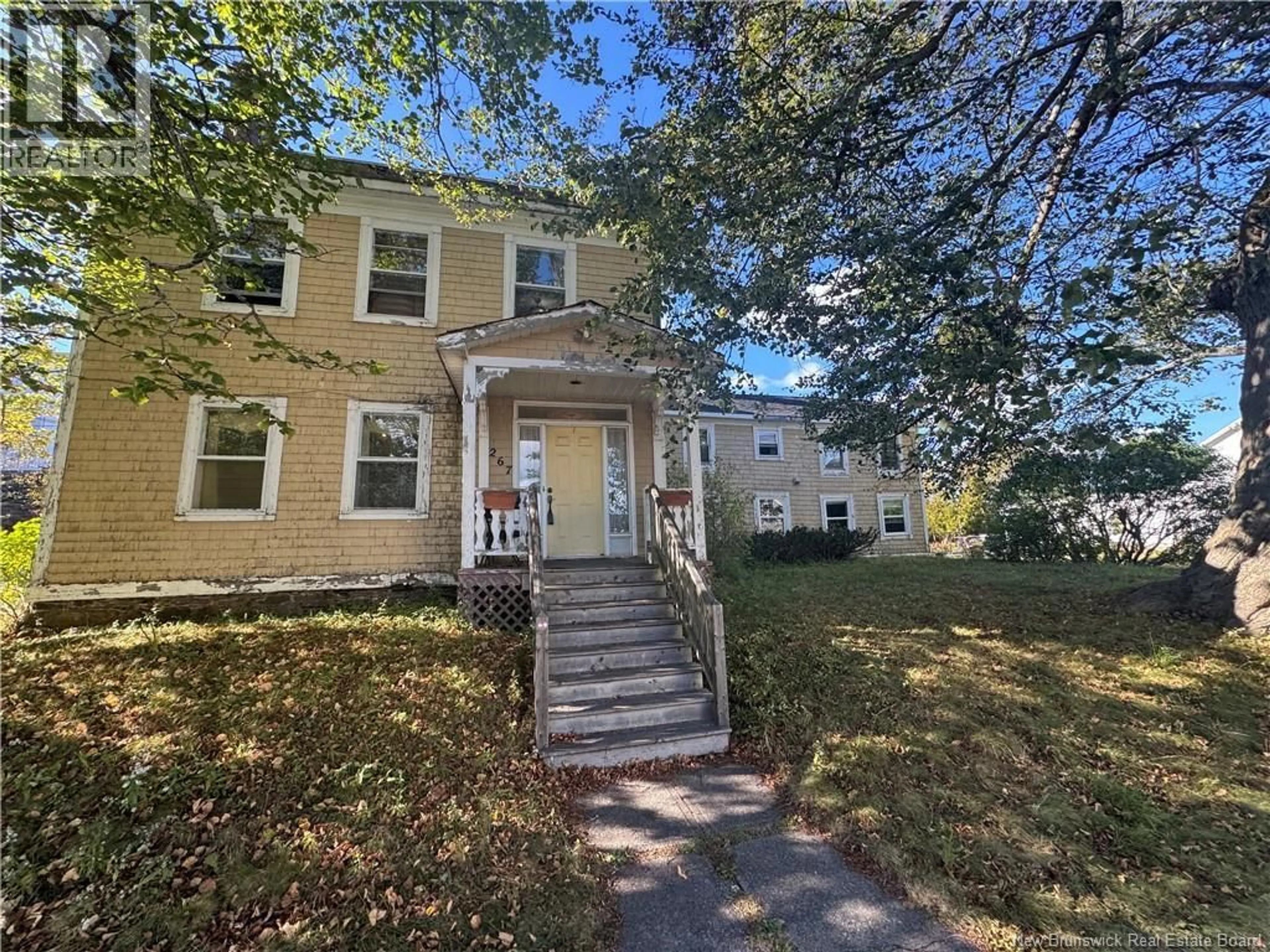 A pic from outside/outdoor area/front of a property/back of a property/a pic from drone, street for 267 CHARLOTTE STREET, Saint John New Brunswick E2M1Y2