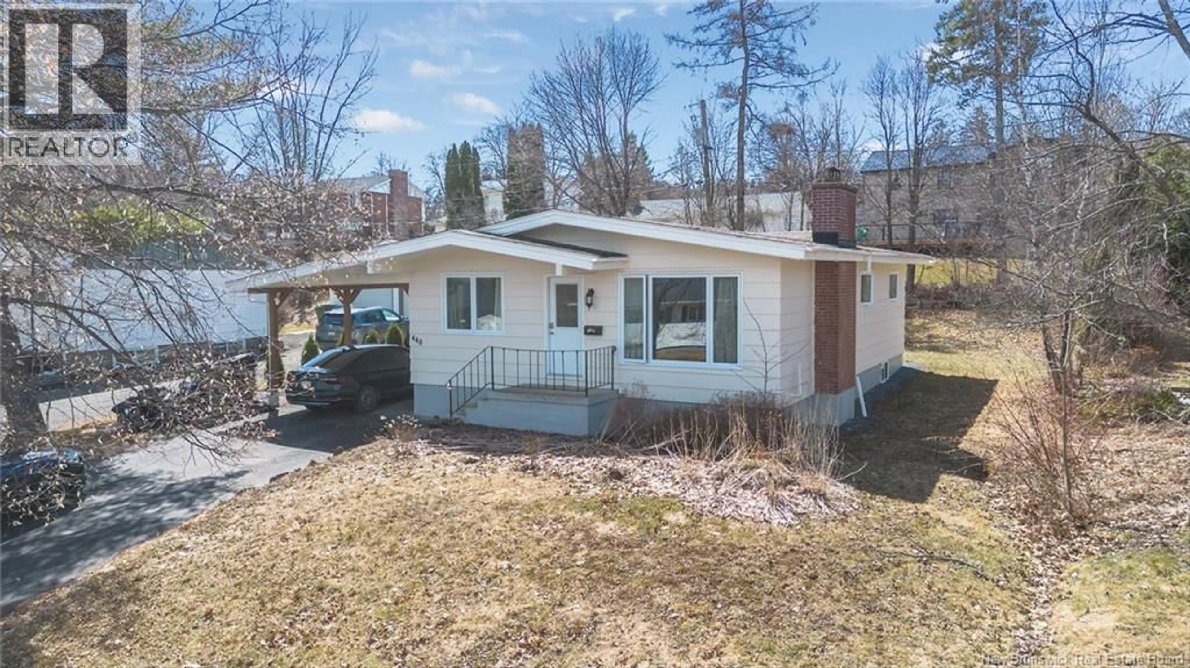 A pic from outside/outdoor area/front of a property/back of a property/a pic from drone, street for 440 PEDERSON CRESCENT, Fredericton New Brunswick E3B2Z2