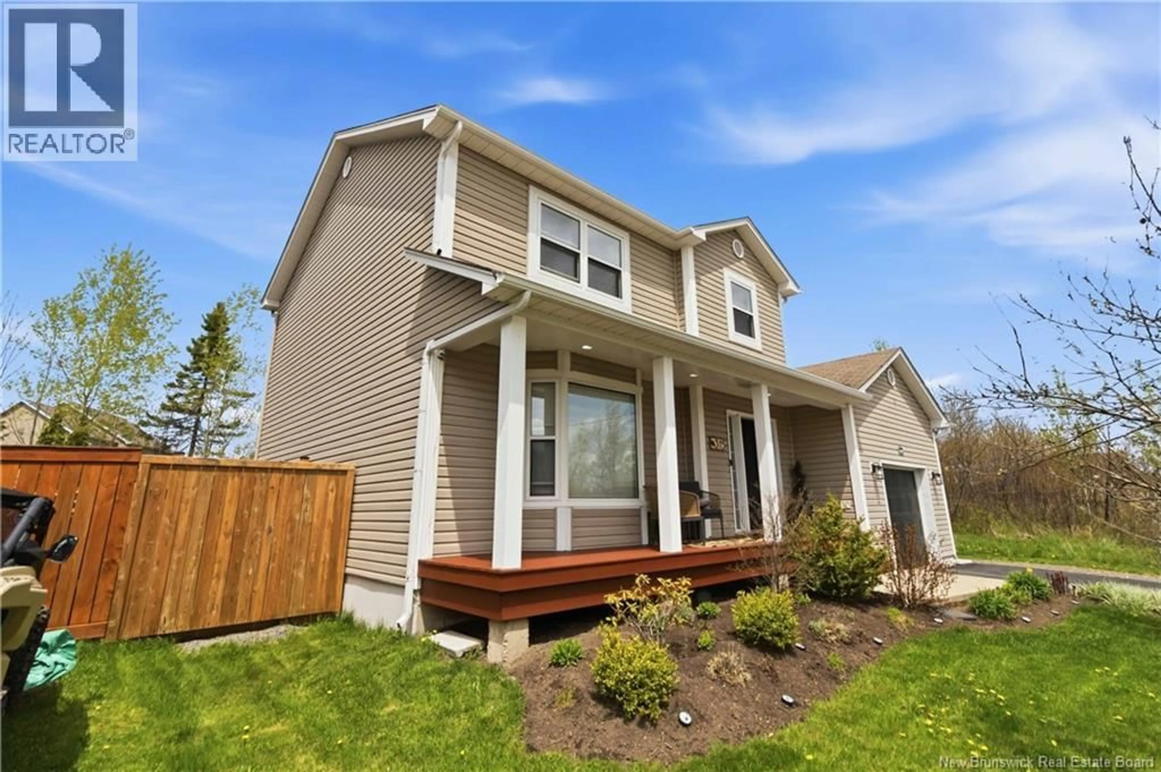 Home with vinyl exterior material, street for 315 MAPLEHURST DRIVE, Moncton New Brunswick E1G0E6