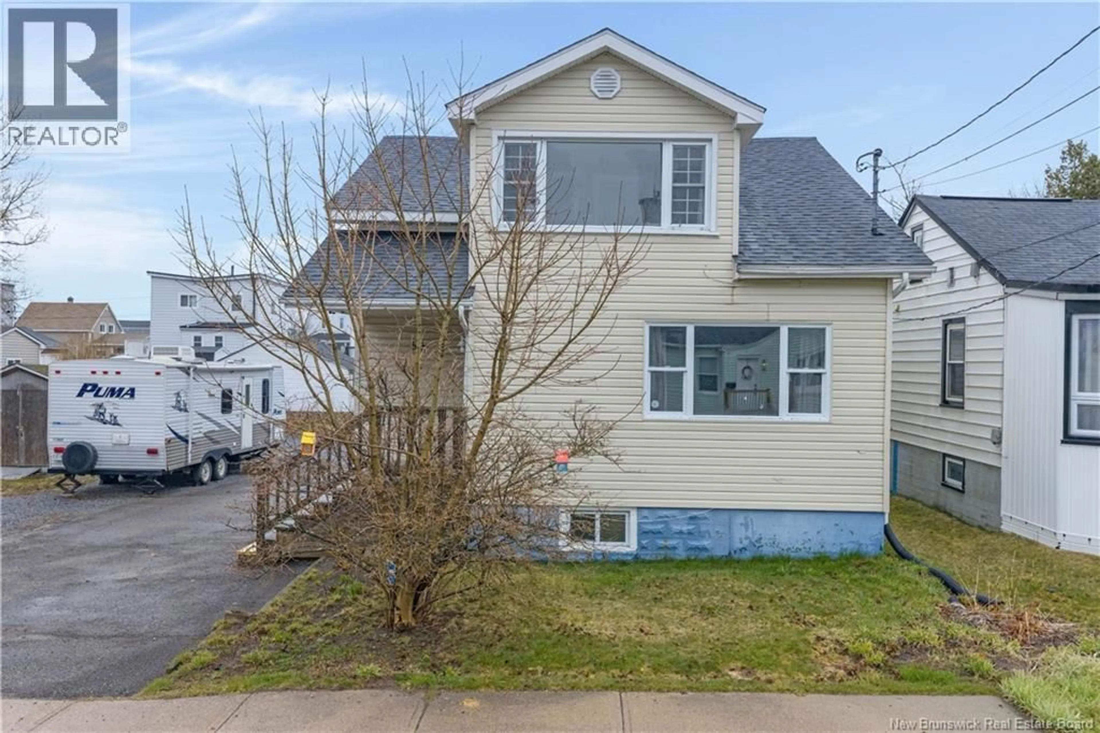 Home with vinyl exterior material, street for 53 EDITH AVENUE, Saint John New Brunswick E2J1P3