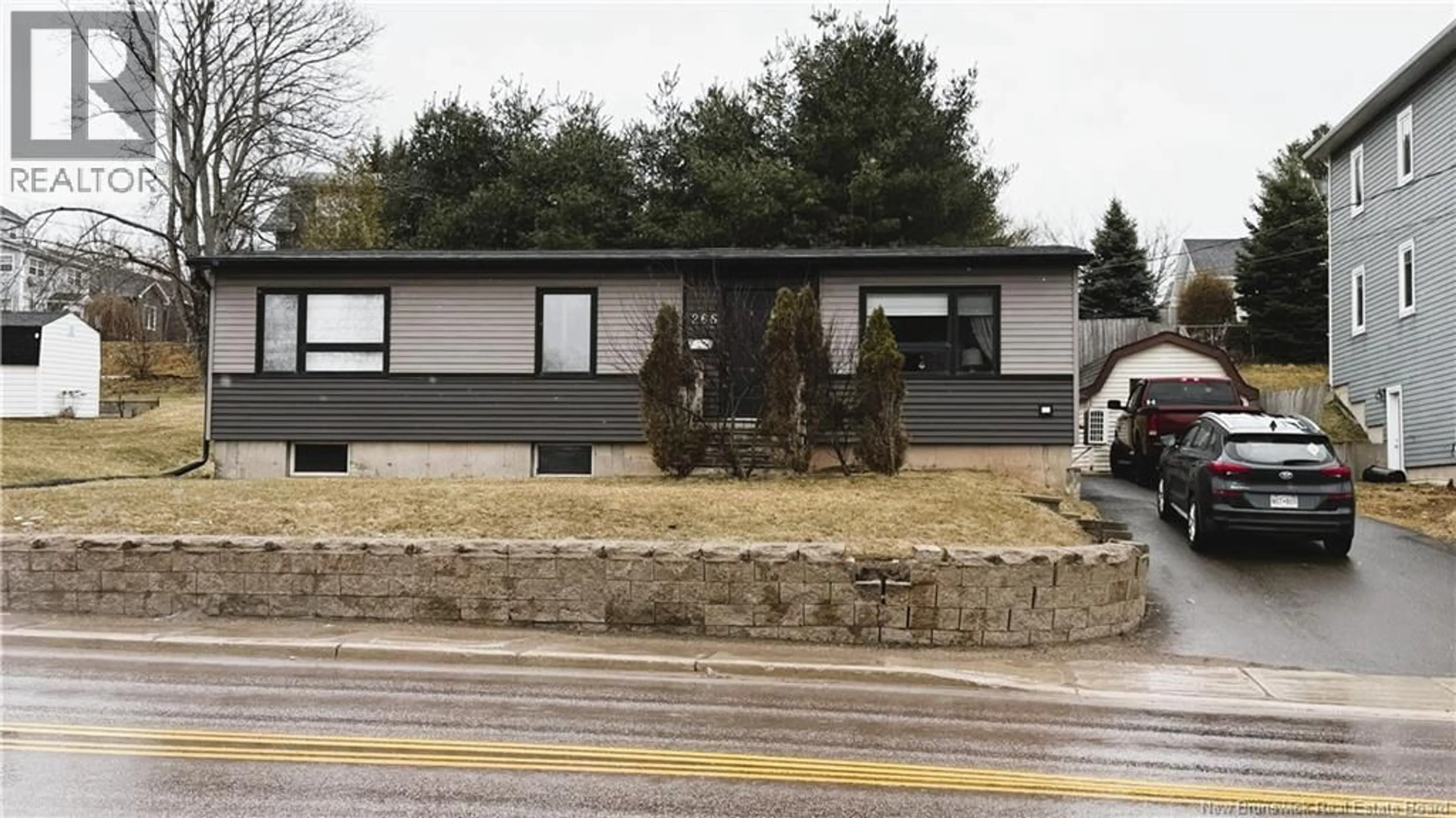 Home with vinyl exterior material, street for 266 HILLSBOROUGH ROAD, Riverview New Brunswick E1B4G7
