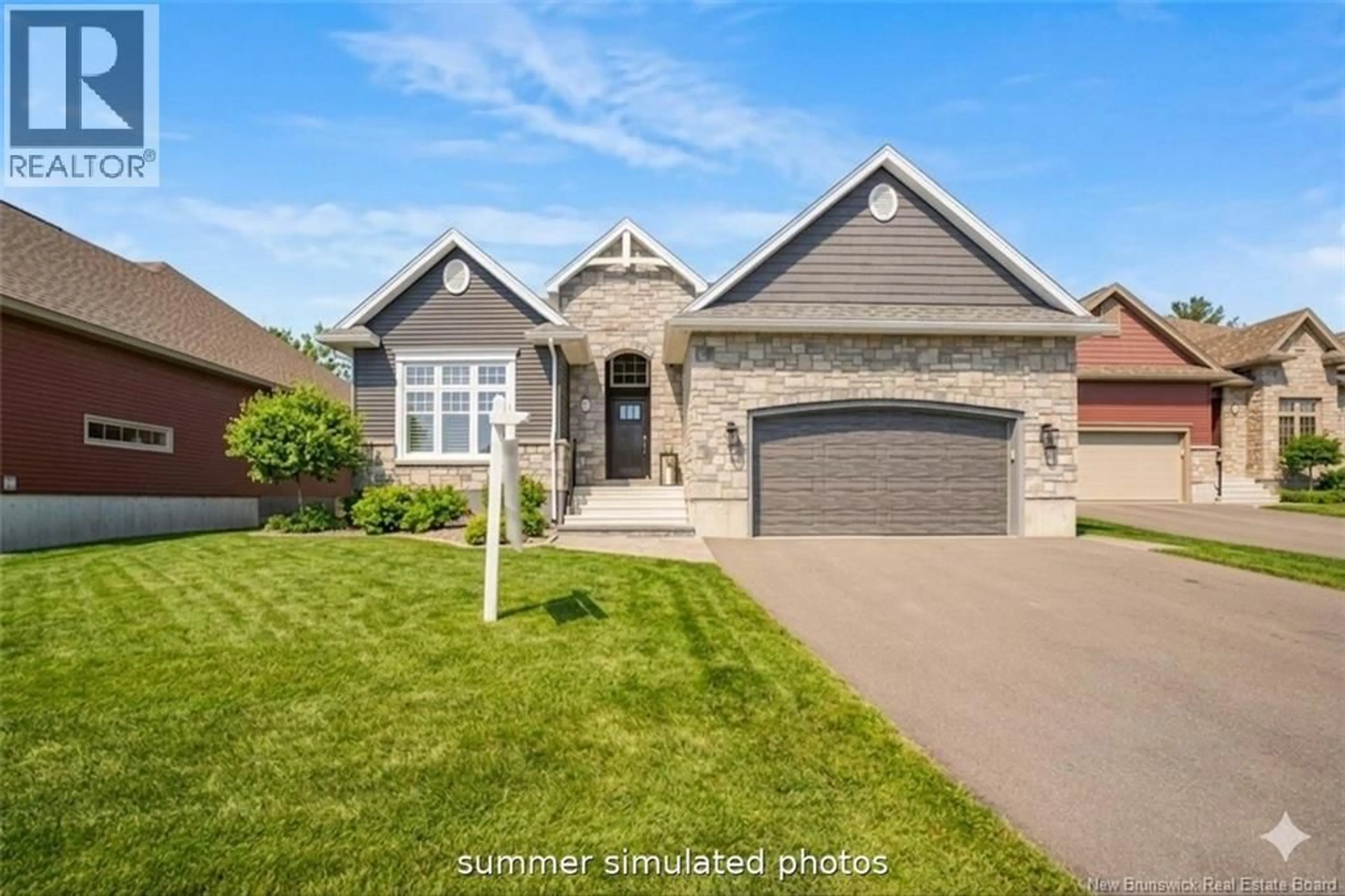 Home with brick exterior material, street for 56 BOBAK PLACE, Fredericton New Brunswick E3G0A1