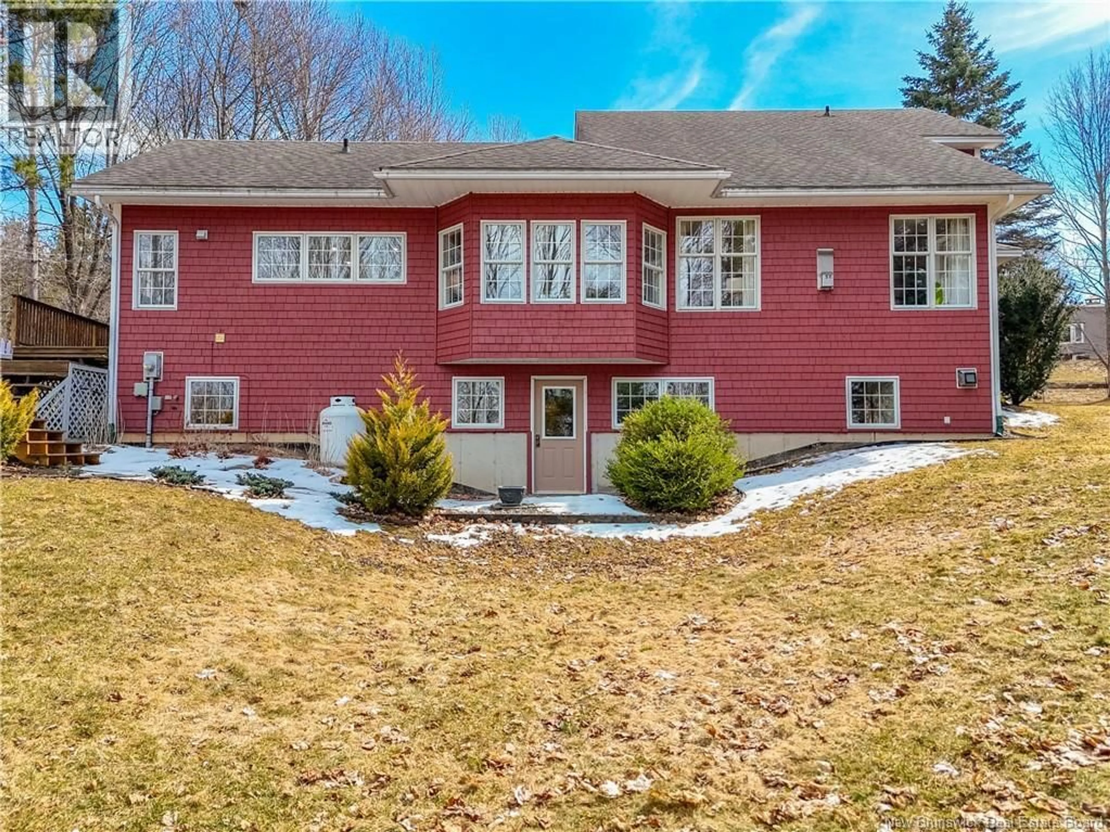 A pic from outside/outdoor area/front of a property/back of a property/a pic from drone, street for 473 GOLF CLUB ROAD, Fredericton New Brunswick E3B5Z5