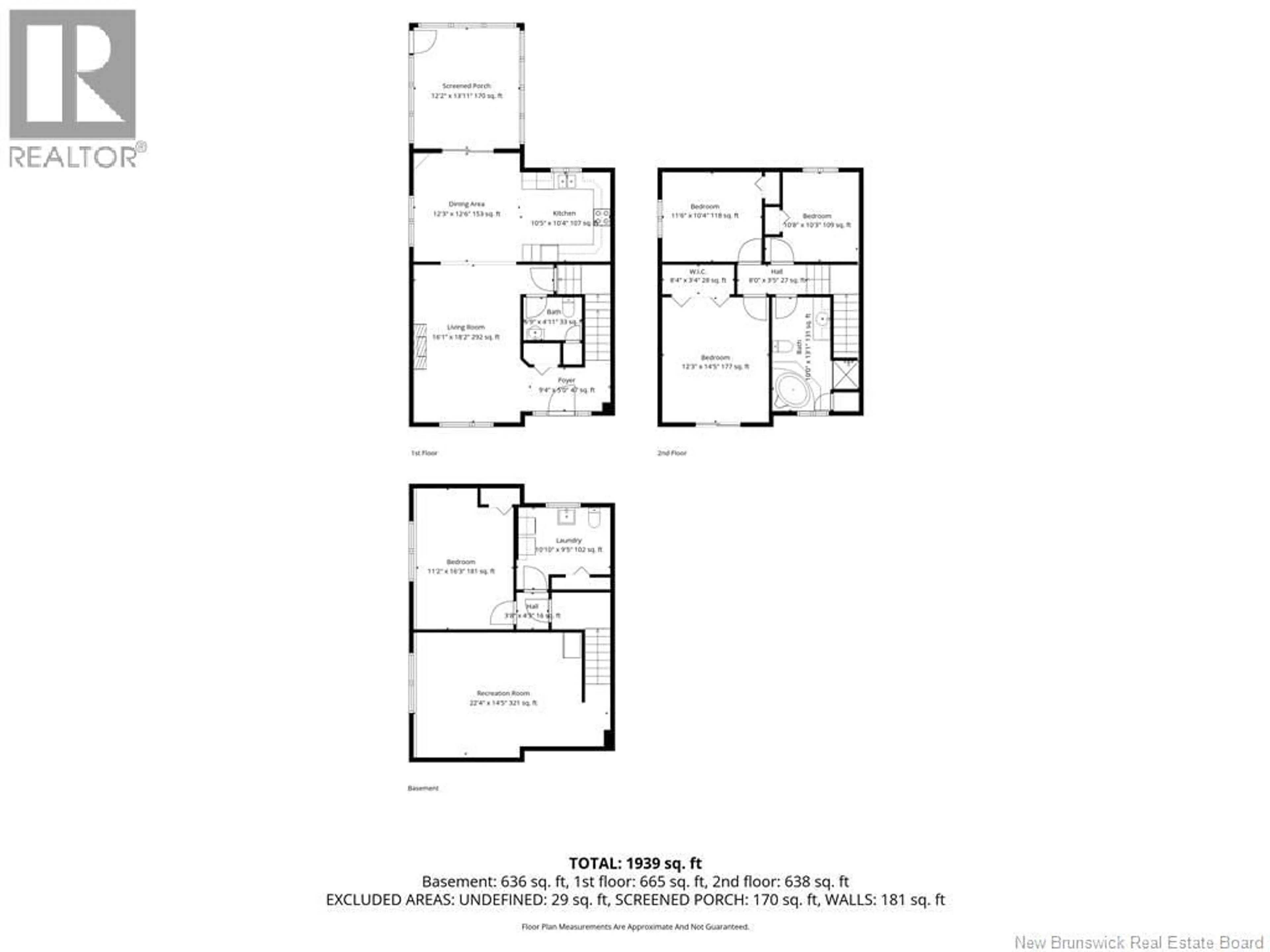 Floor plan for 60 TANYA CRESCENT, Moncton New Brunswick E1E4W5