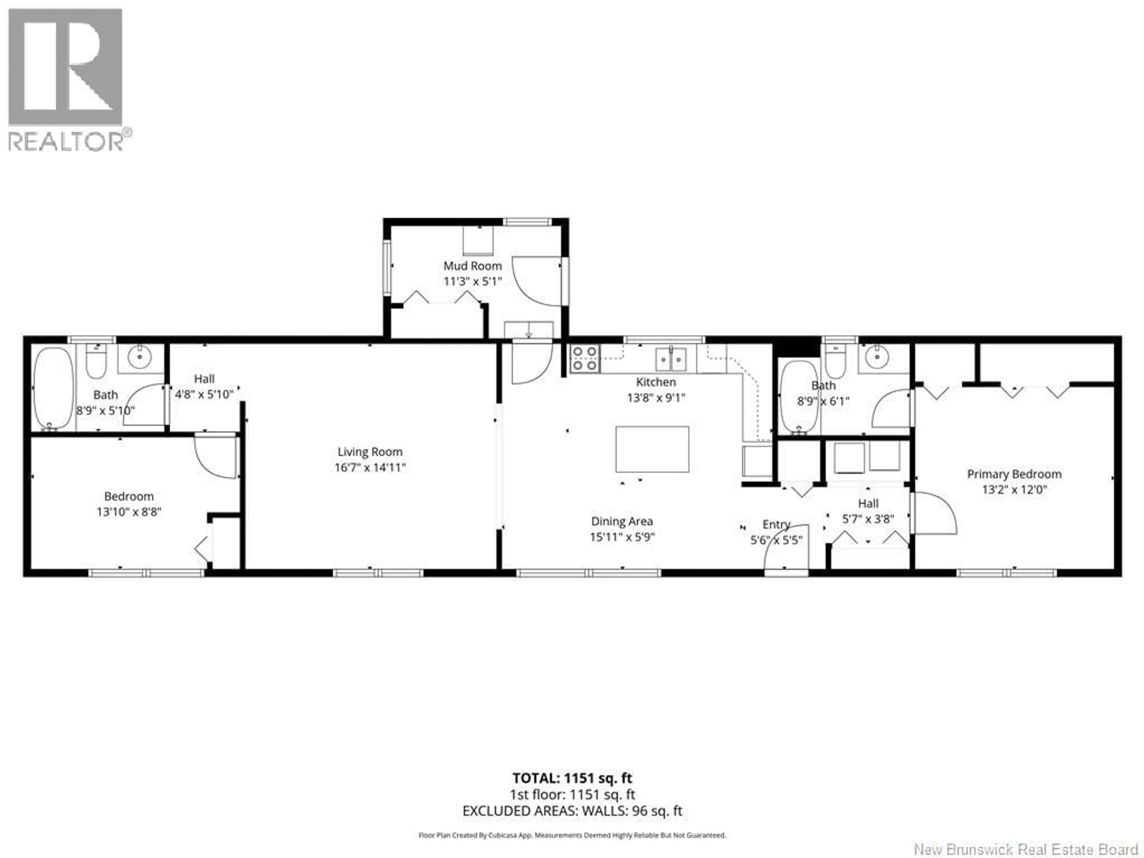Floor plan for 11 WENDY CRECENT, Rusagonis New Brunswick E3B8X9