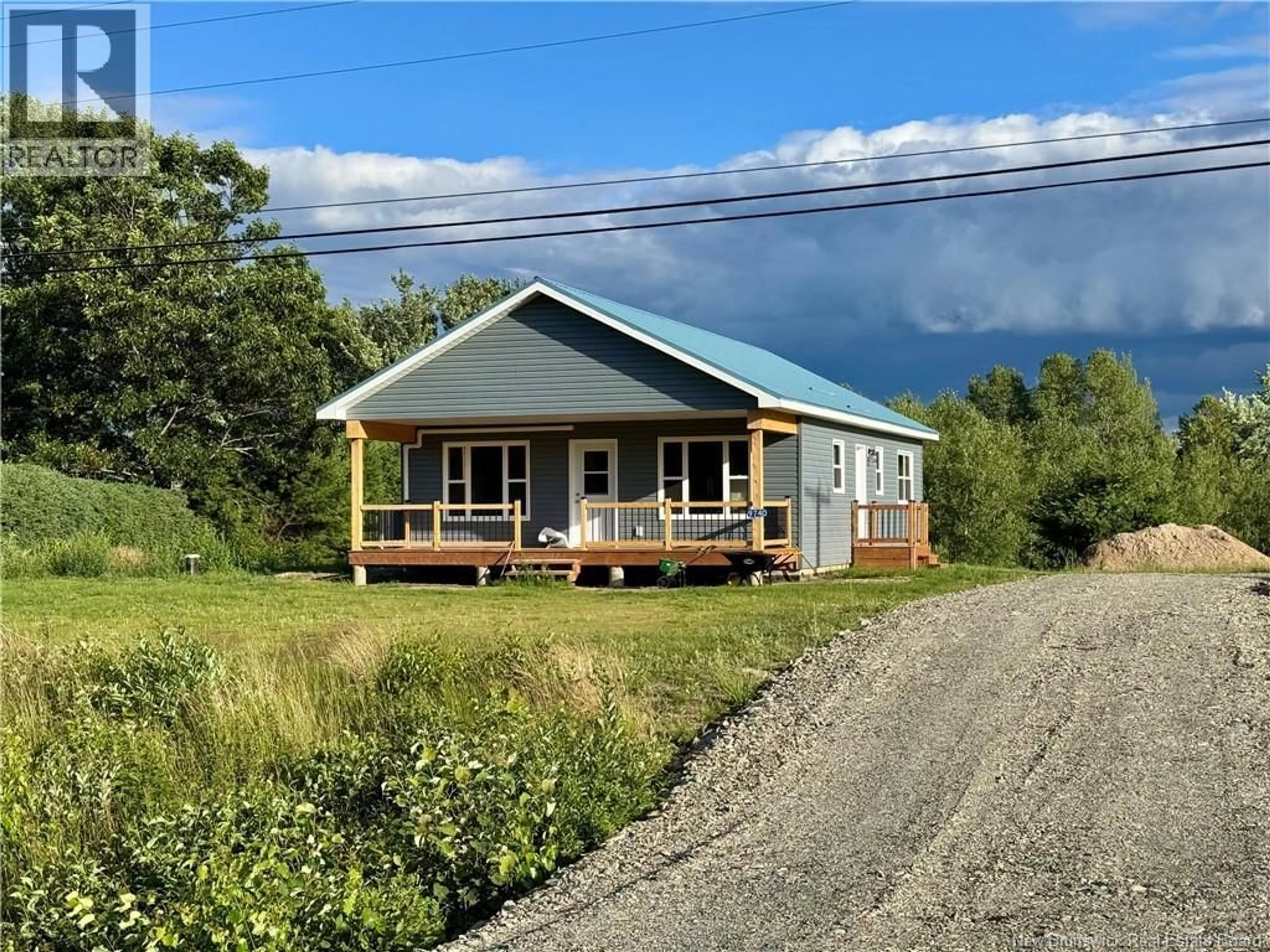 A pic from outside/outdoor area/front of a property/back of a property/a pic from drone, unknown for 9740 ROUTE 8, Blissfield New Brunswick E9C1L6