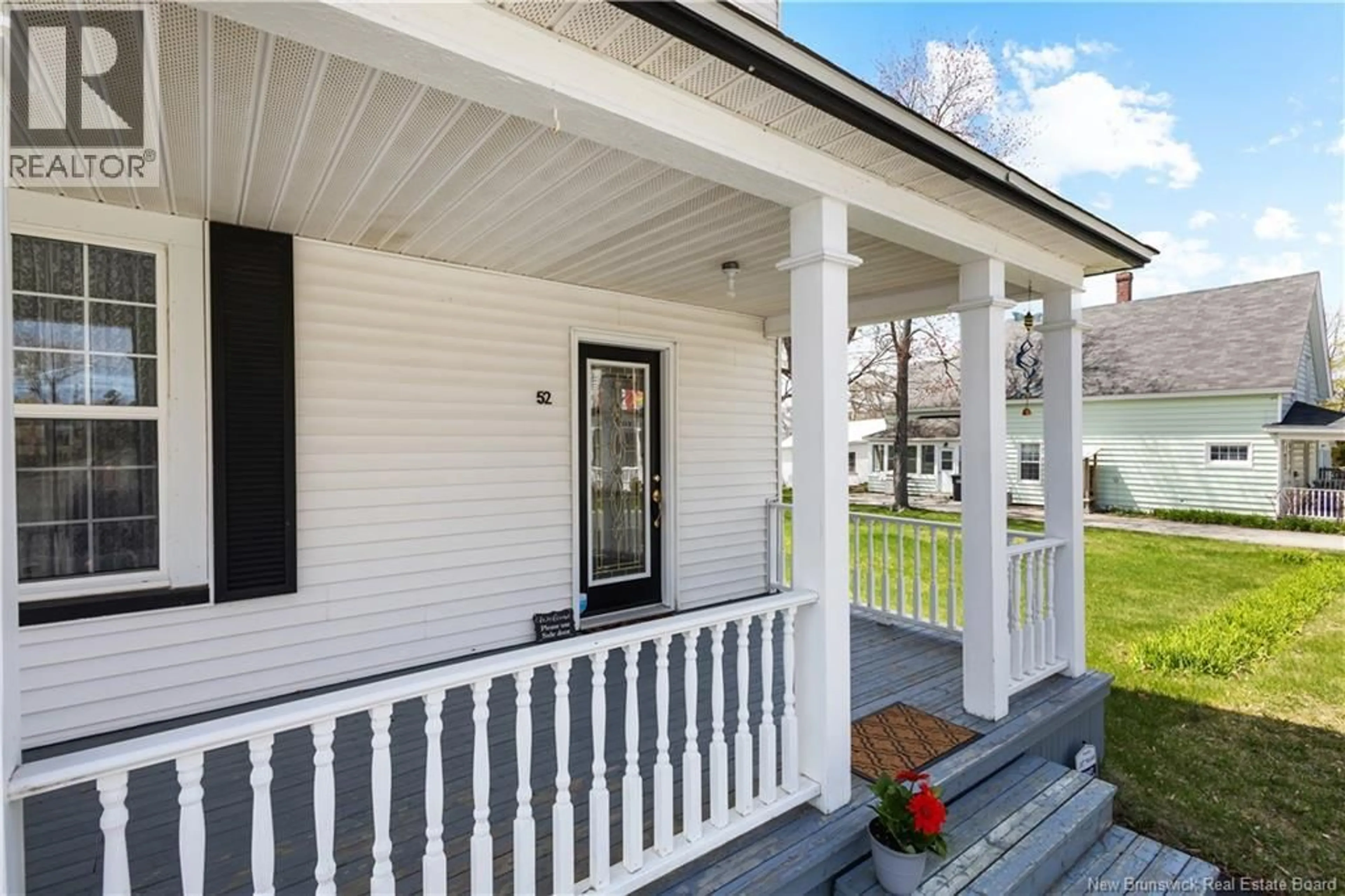 Home with vinyl exterior material, street for 52 PRINCESS STREET, Miramichi New Brunswick E1N2K3