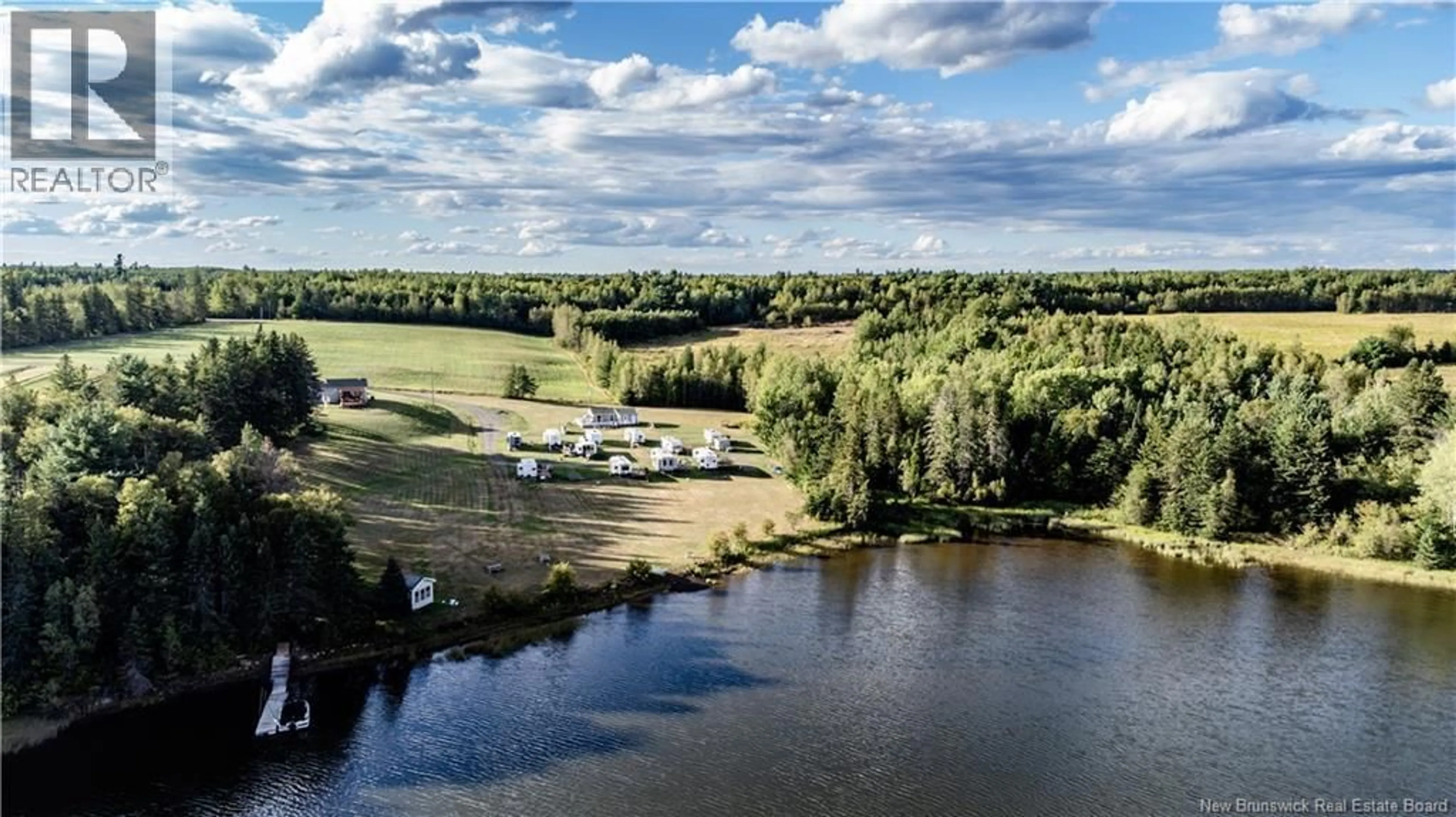 A pic from outside/outdoor area/front of a property/back of a property/a pic from drone, water/lake/river/ocean view for 314 ALDEN WARMEN ROAD, Bass River New Brunswick E4T3Y2