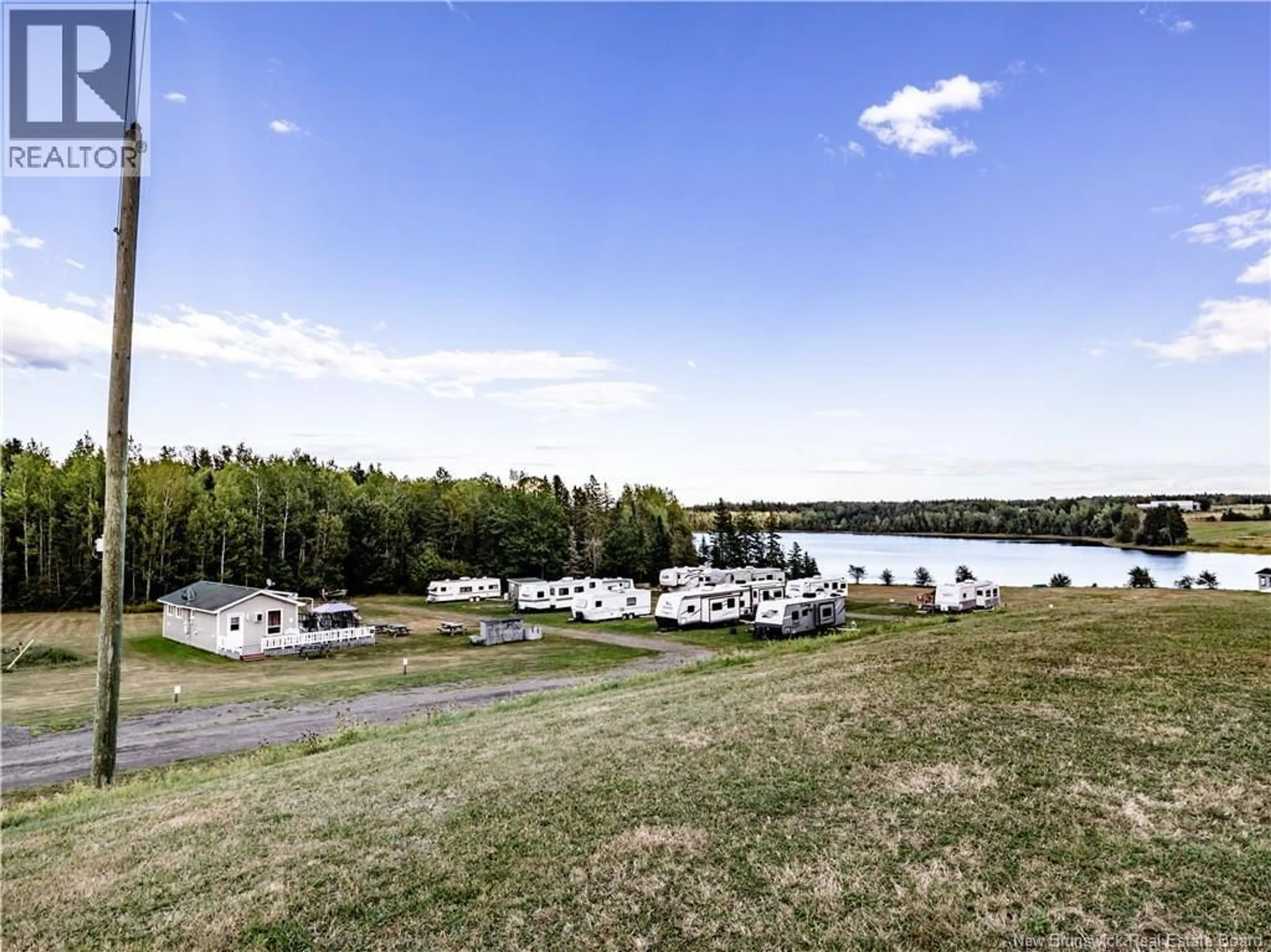 A pic from outside/outdoor area/front of a property/back of a property/a pic from drone, water/lake/river/ocean view for 314 ALDEN WARMEN ROAD, Bass River New Brunswick E4T3Y2