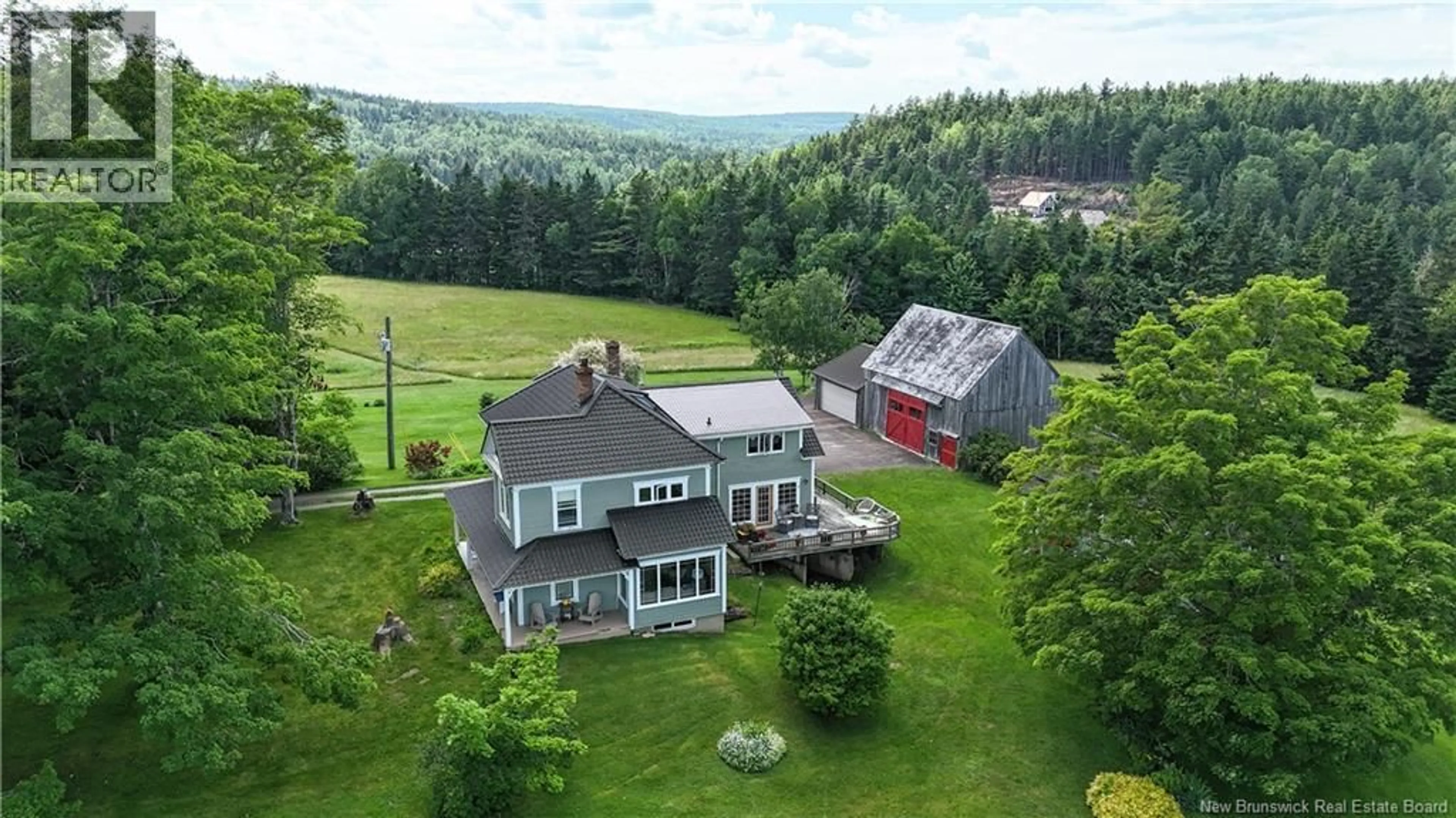 A pic from outside/outdoor area/front of a property/back of a property/a pic from drone, unknown for 3415 ROUTE 114, Edgetts Landing New Brunswick E4H2G4