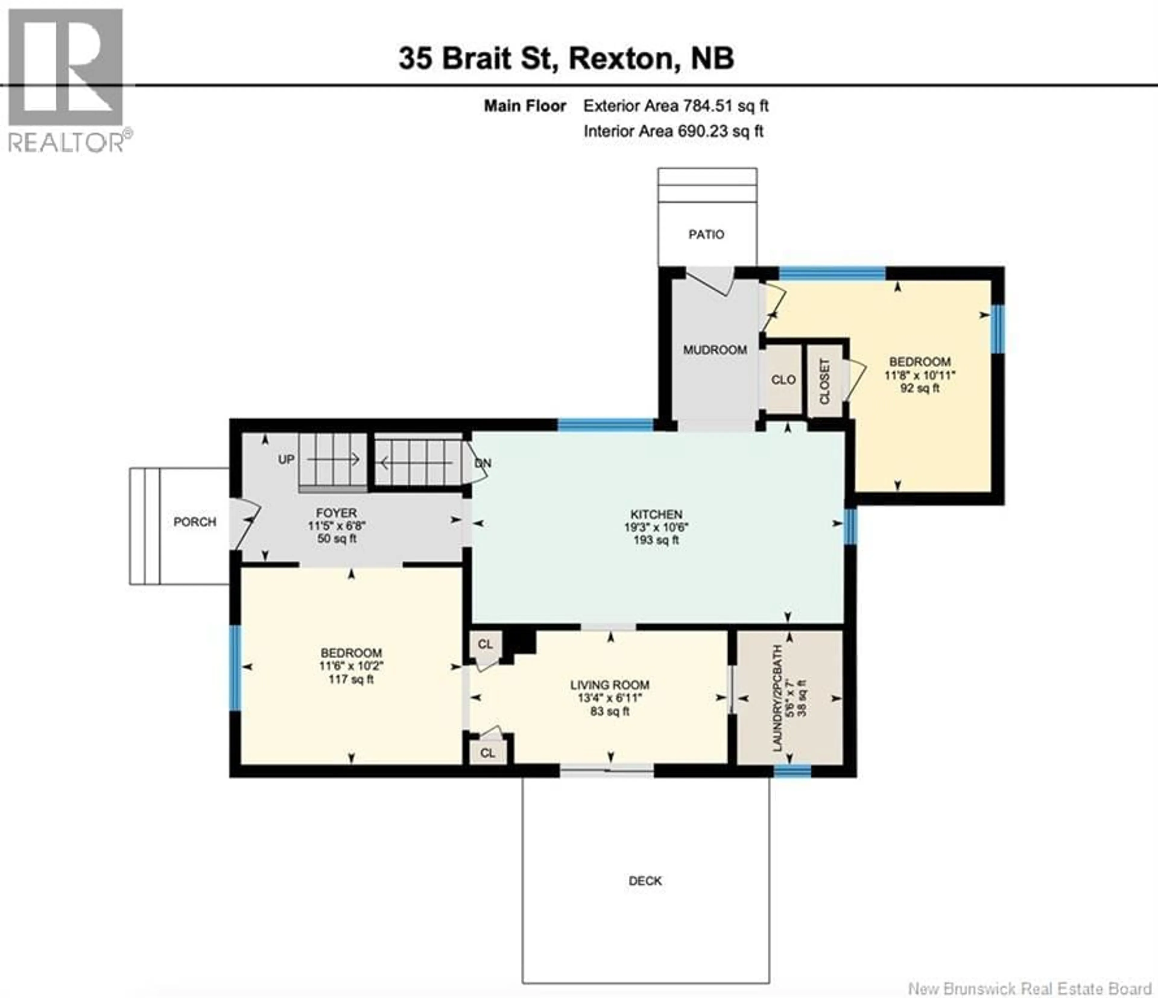 Floor plan for 35 BRAIT STREET, Rexton New Brunswick E4W1W1