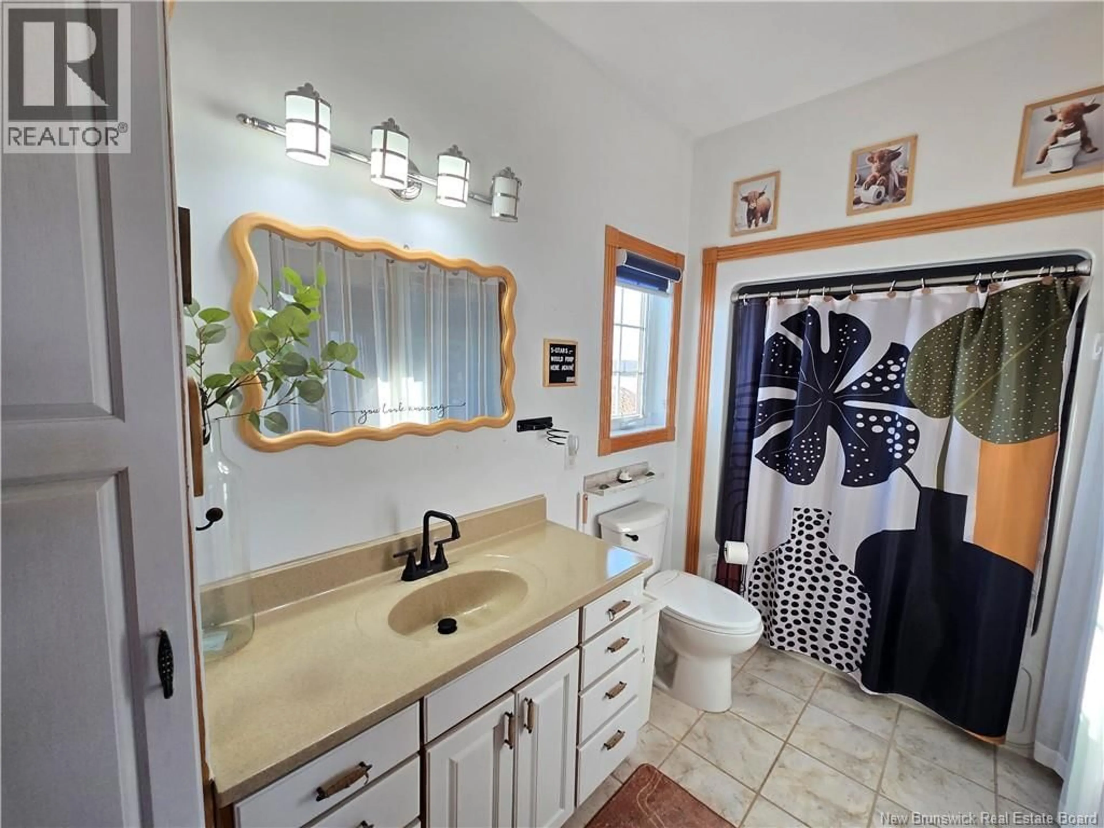 Standard bathroom, ceramic/tile floor for 836 JOHN CORMIER, Beresford New Brunswick E8K1W1