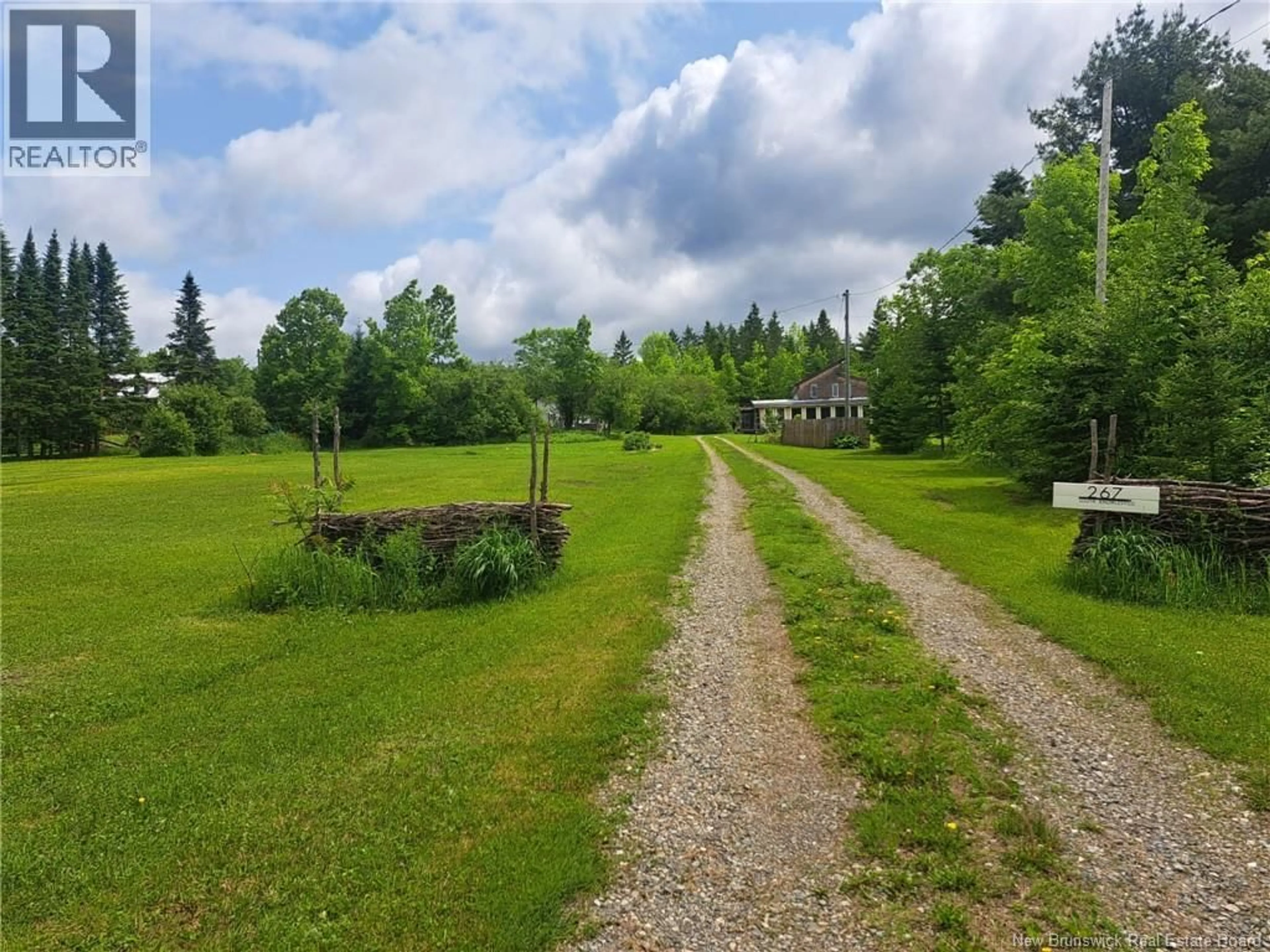 A pic from outside/outdoor area/front of a property/back of a property/a pic from drone, unknown for 267 SOUTH KNOWLESVILLE ROAD, South Knowlesville New Brunswick E7L4S3