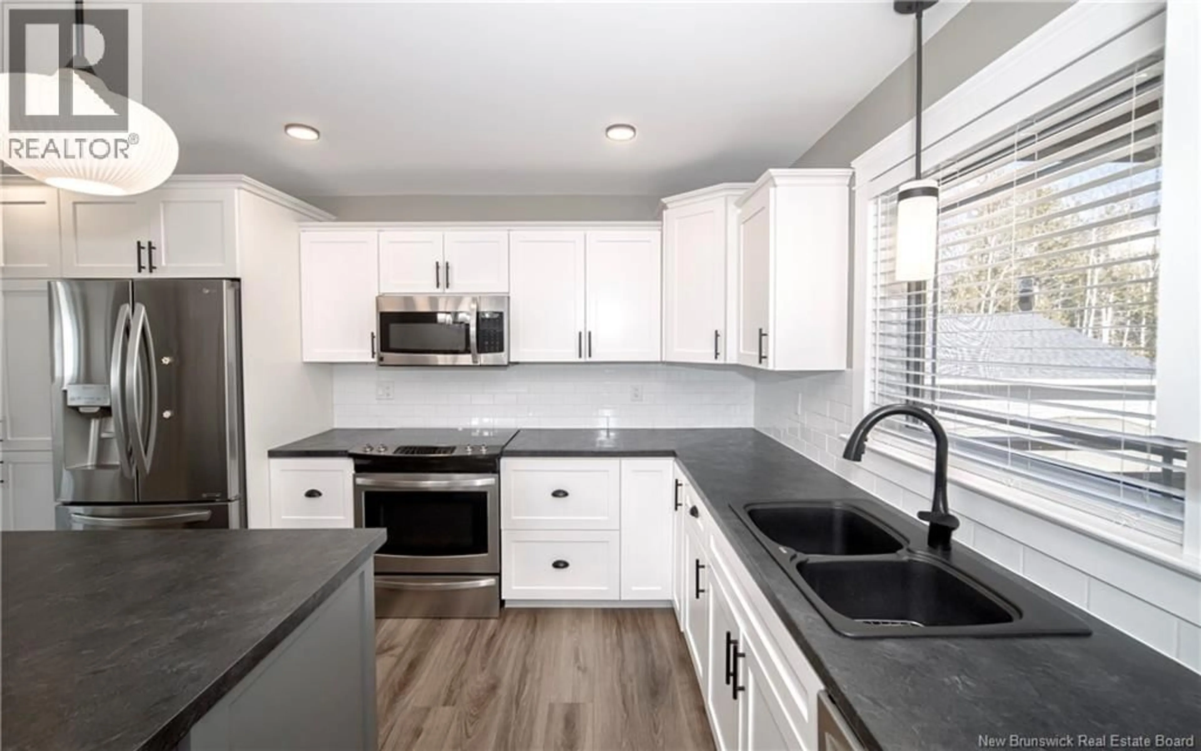 Open concept kitchen, ceramic/tile floor for 57 LINDSAY LANE, Burton New Brunswick E2V0J7