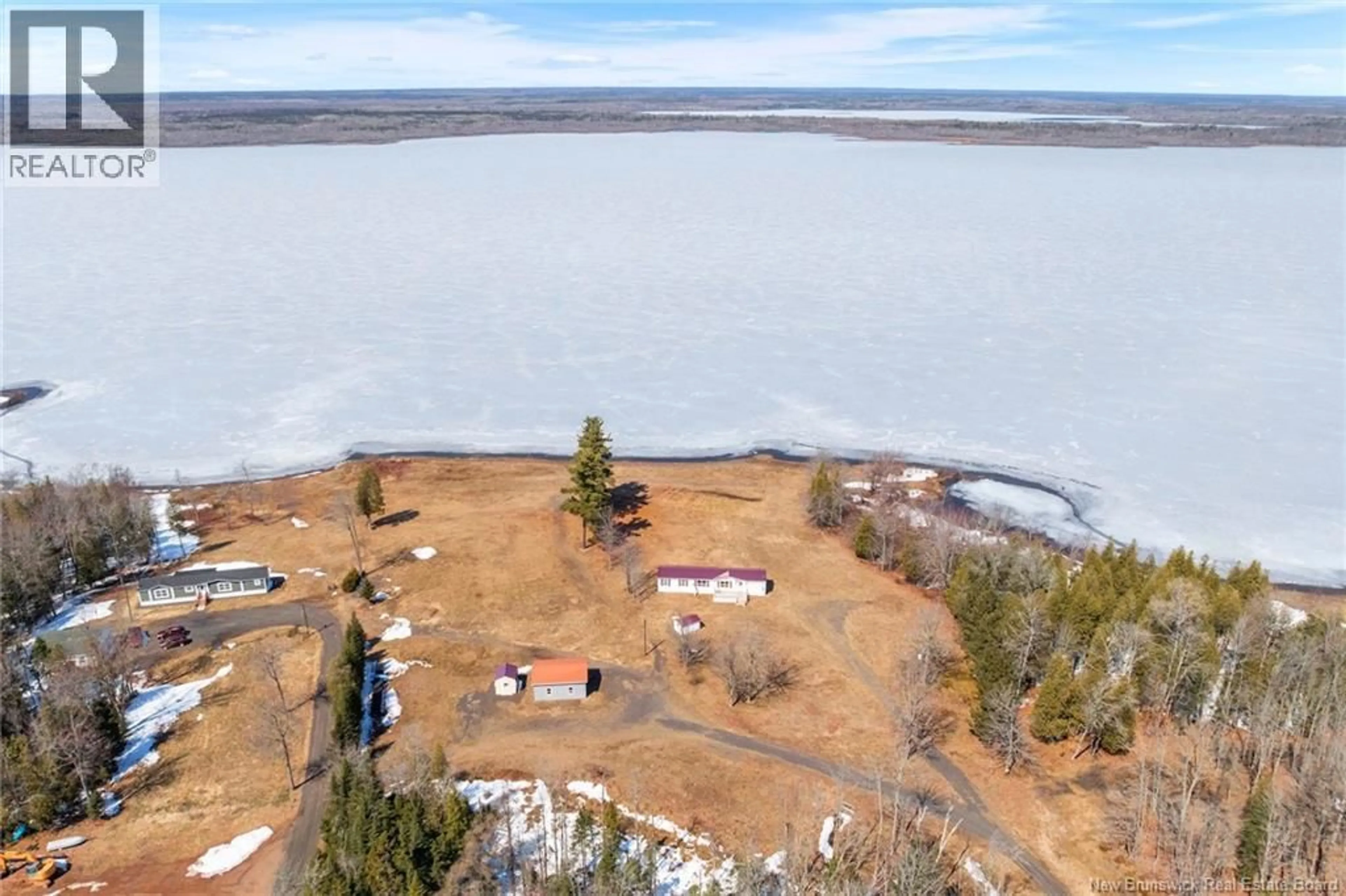 A pic from outside/outdoor area/front of a property/back of a property/a pic from drone, water/lake/river/ocean view for 388 COX POINT ROAD, Cumberland Bay New Brunswick E4A2X7