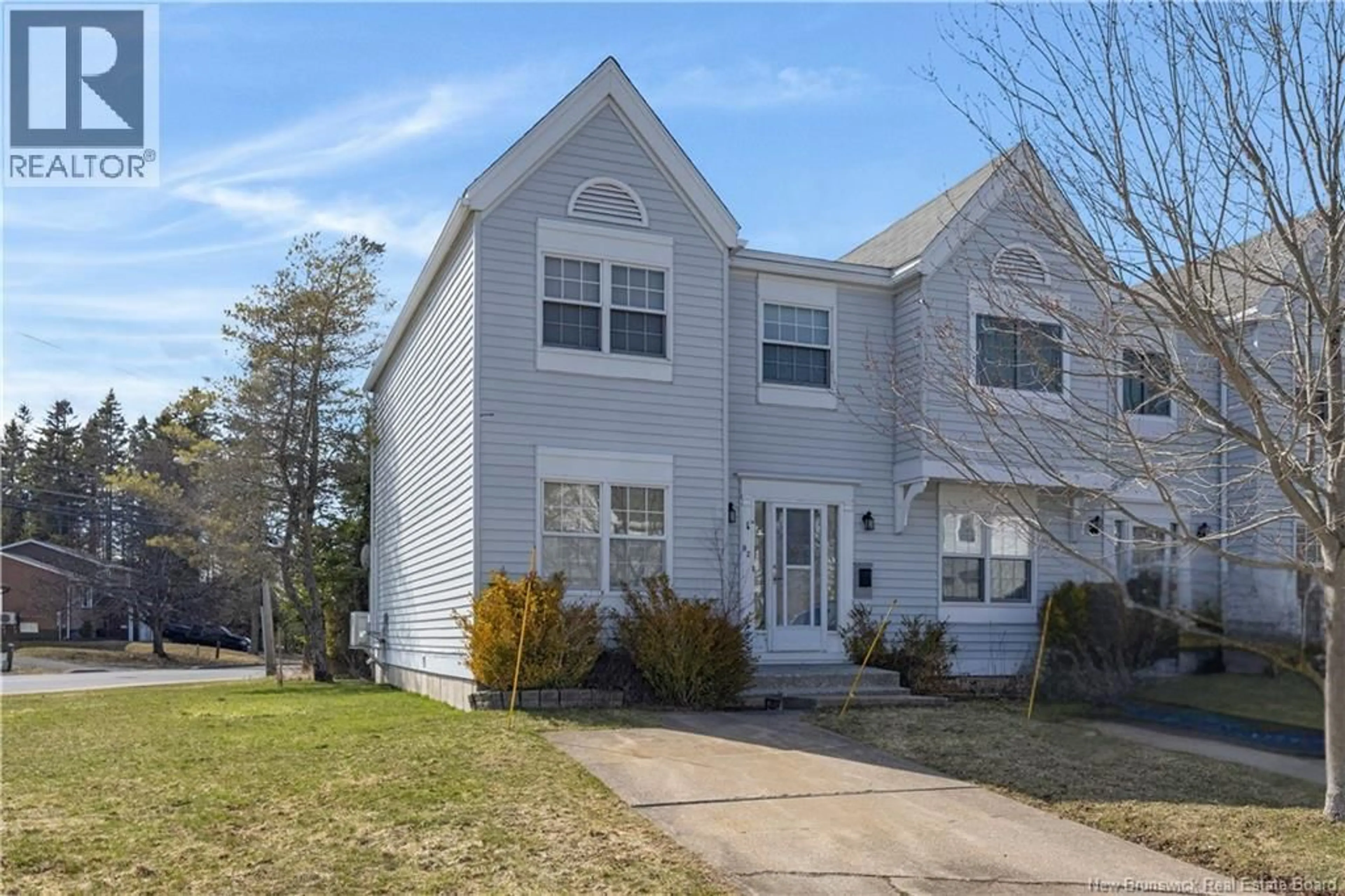 Home with vinyl exterior material, street for 92 BRENTWOOD CRESCENT, Saint John New Brunswick E2K4R4