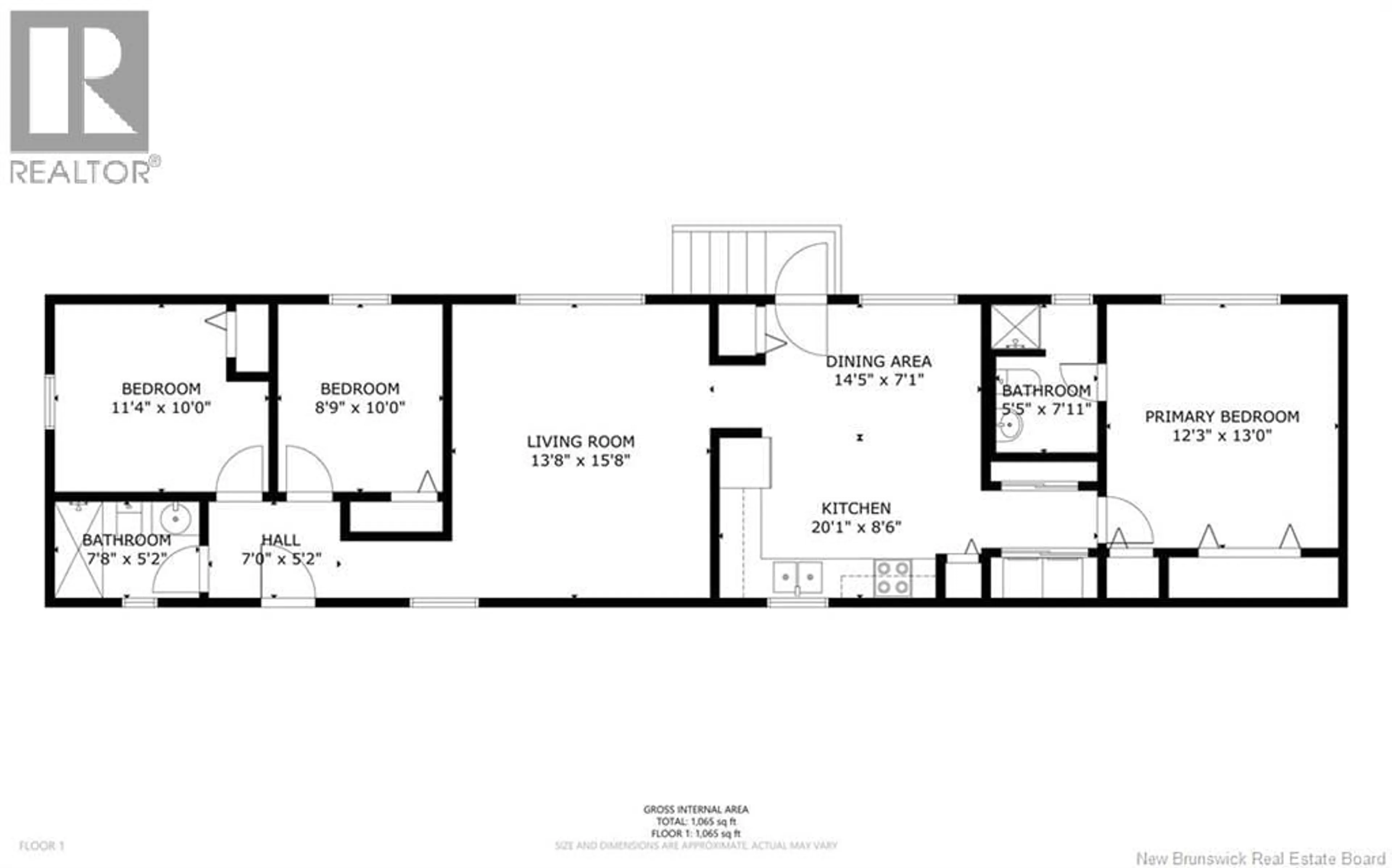 Floor plan for 111 CURRIE CRESCENT, Waasis New Brunswick E3B7H3