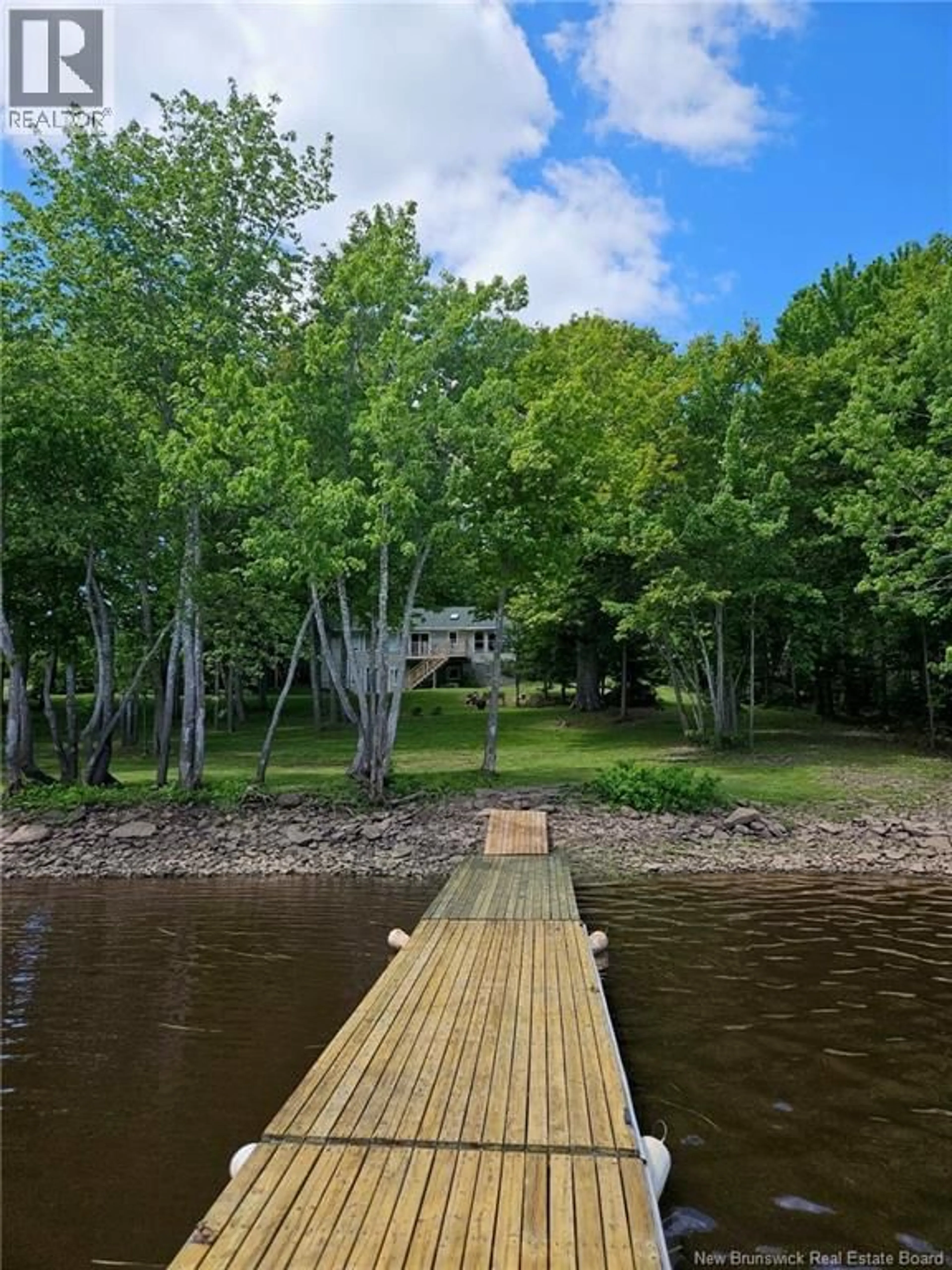 A pic from outside/outdoor area/front of a property/back of a property/a pic from drone, water/lake/river/ocean view for 25 OAK LANE, Coles Island New Brunswick E2C2M4