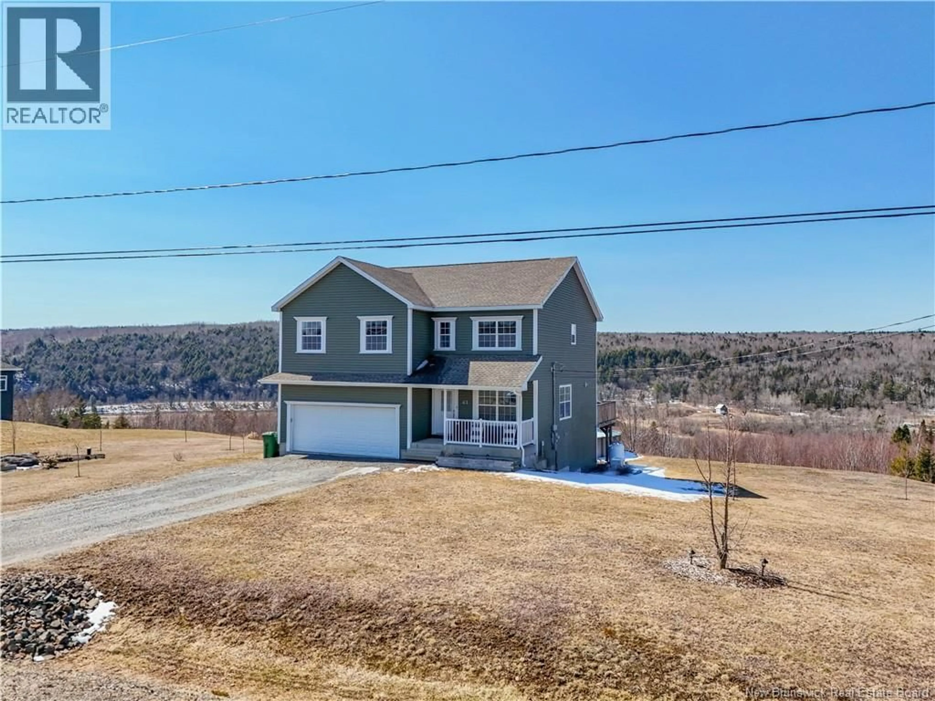 A pic from outside/outdoor area/front of a property/back of a property/a pic from drone, unknown for 63 INSPIRATION LANE, Penniac New Brunswick E3A9X9