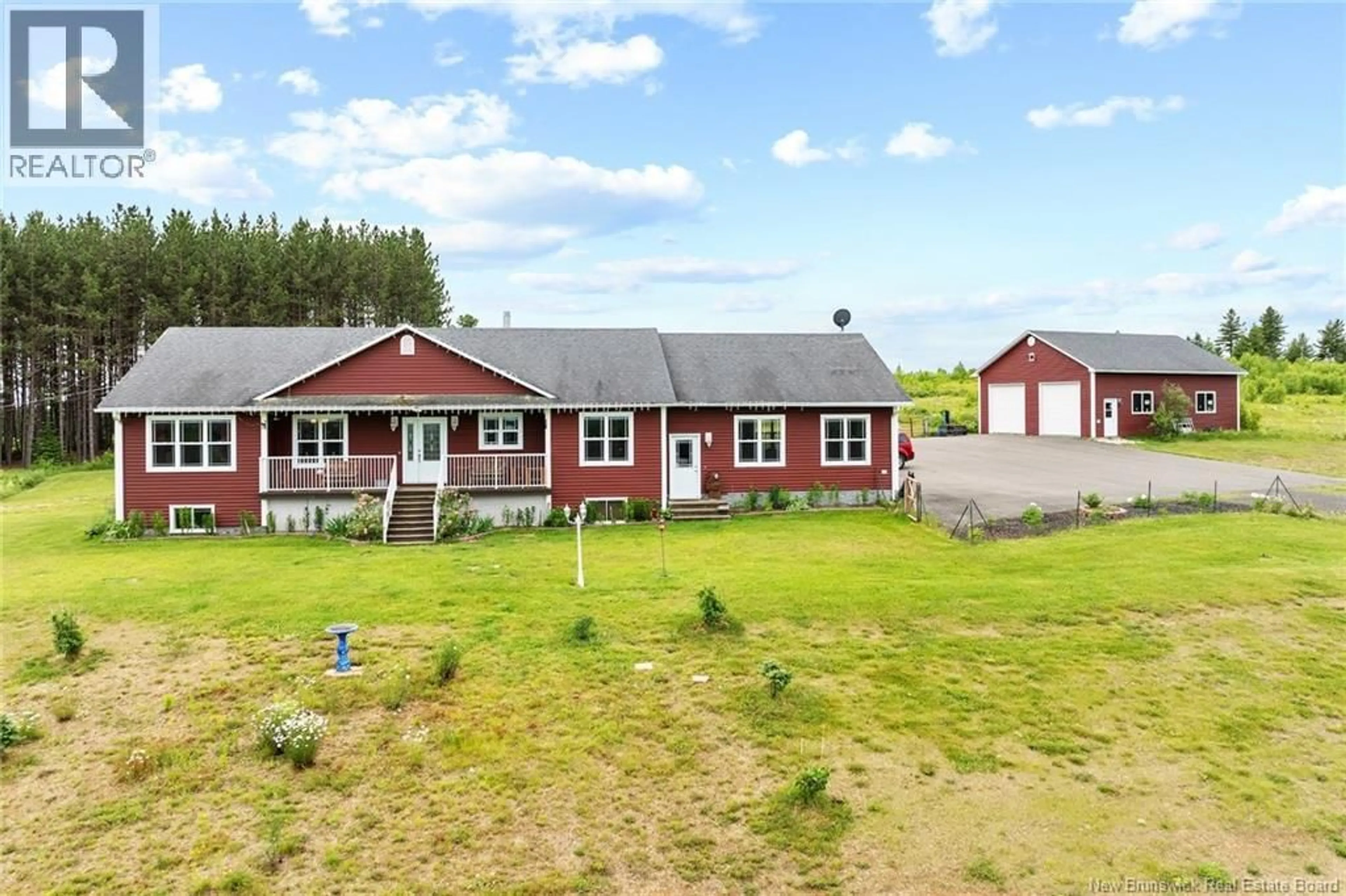 A pic from outside/outdoor area/front of a property/back of a property/a pic from drone, unknown for 3824 ROUTE 123, Gaspereau Forks New Brunswick E4A2G7