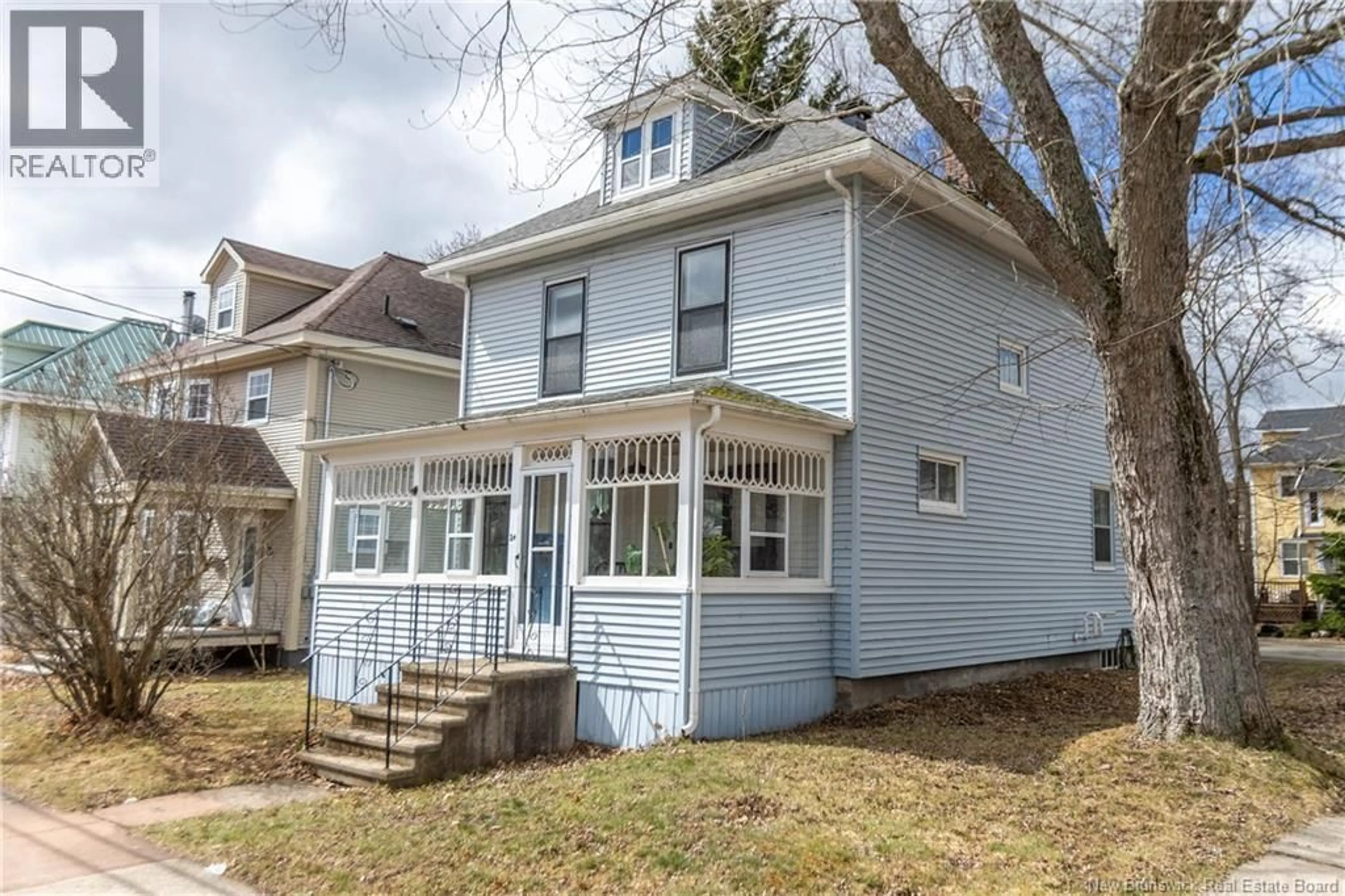 Home with vinyl exterior material, street for 24 ENTERPRISE STREET, Moncton New Brunswick E1E3P1