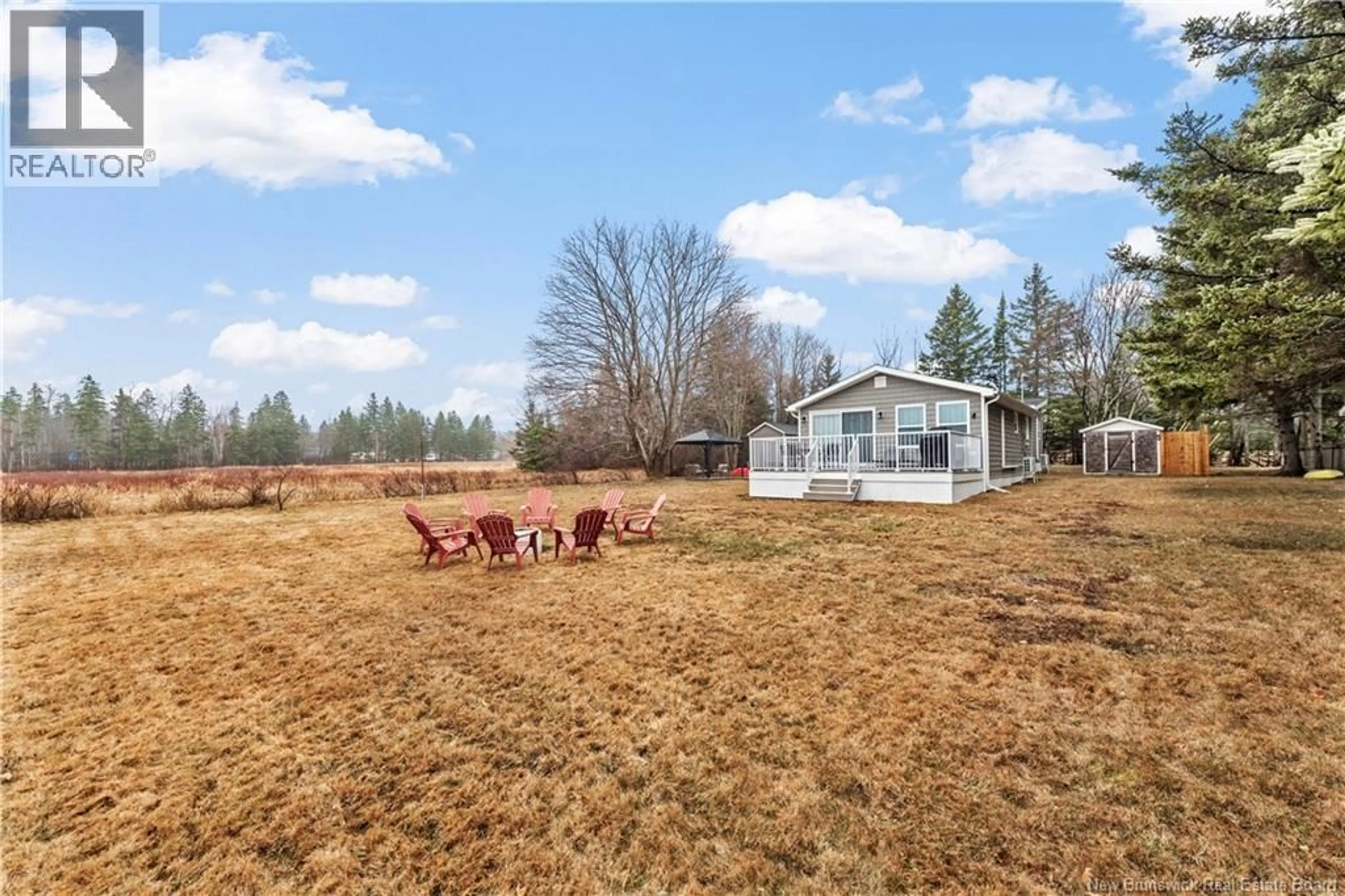 A pic from outside/outdoor area/front of a property/back of a property/a pic from drone, water/lake/river/ocean view for 4 KELLY LANE, Shediac Bridge New Brunswick E4R1L7