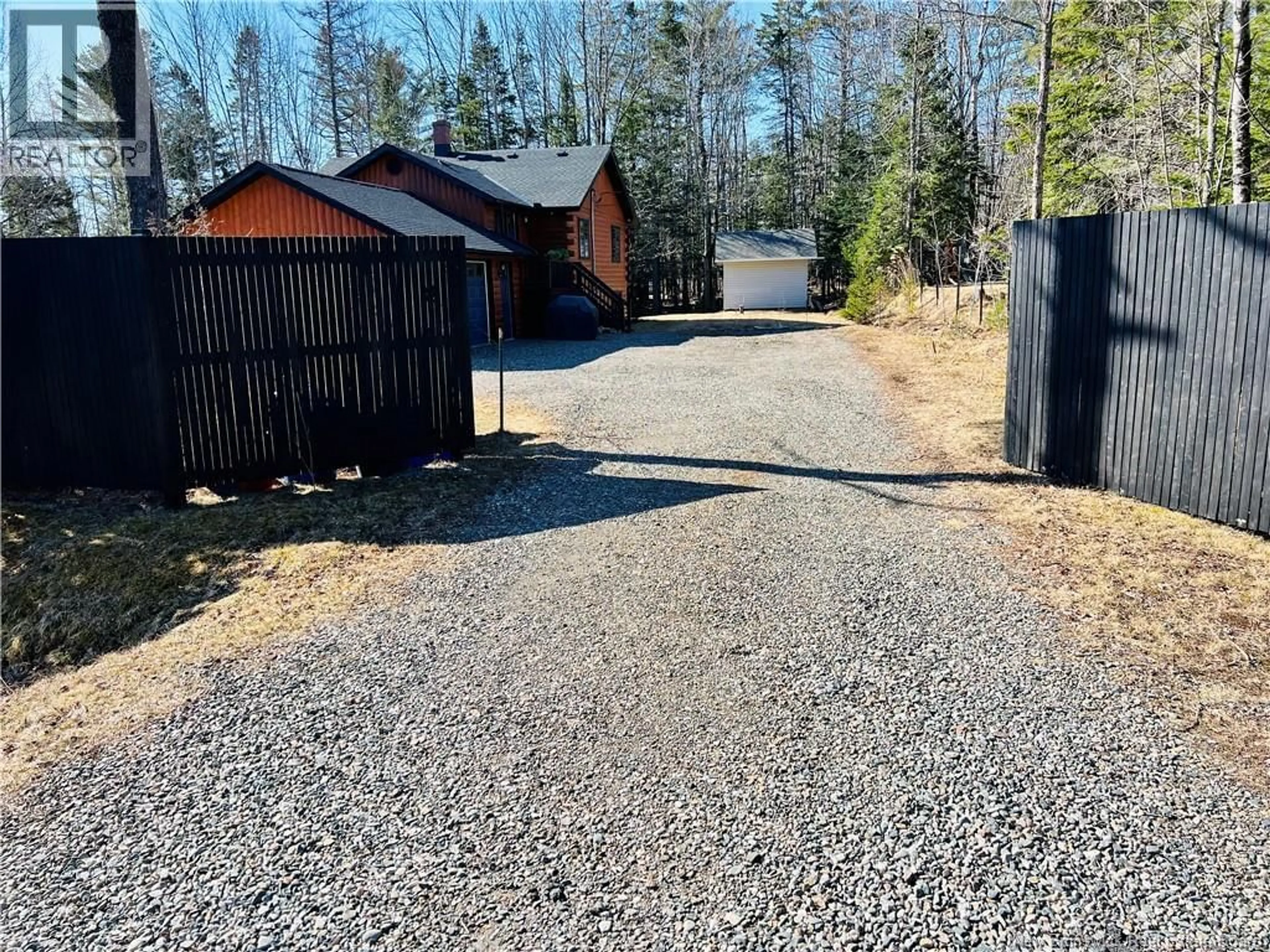 A pic from outside/outdoor area/front of a property/back of a property/a pic from drone, street for 18 LEDGE LOOP ROAD, Dufferin New Brunswick E3L3P2