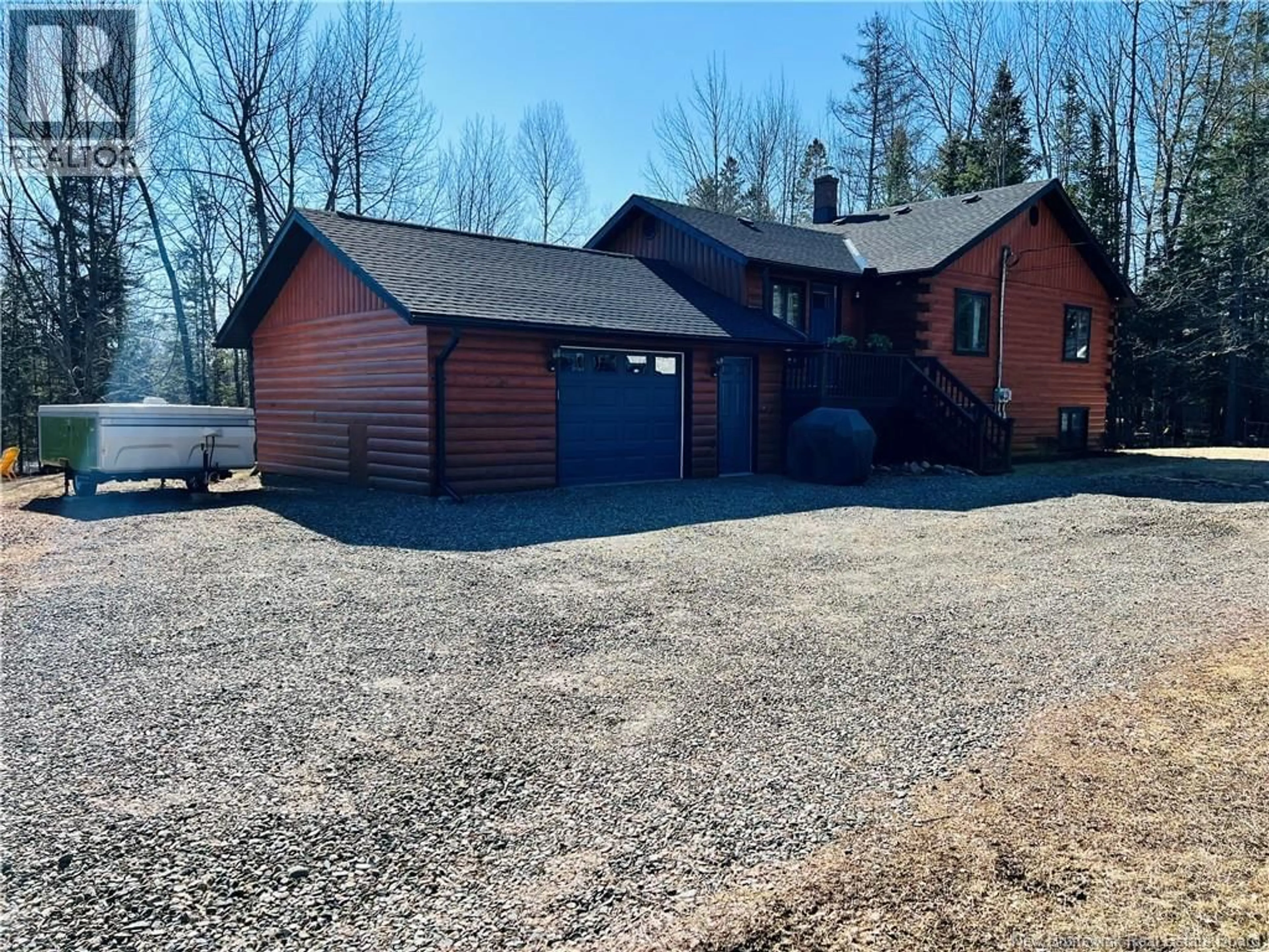 A pic from outside/outdoor area/front of a property/back of a property/a pic from drone, unknown for 18 LEDGE LOOP ROAD, Dufferin New Brunswick E3L3P2